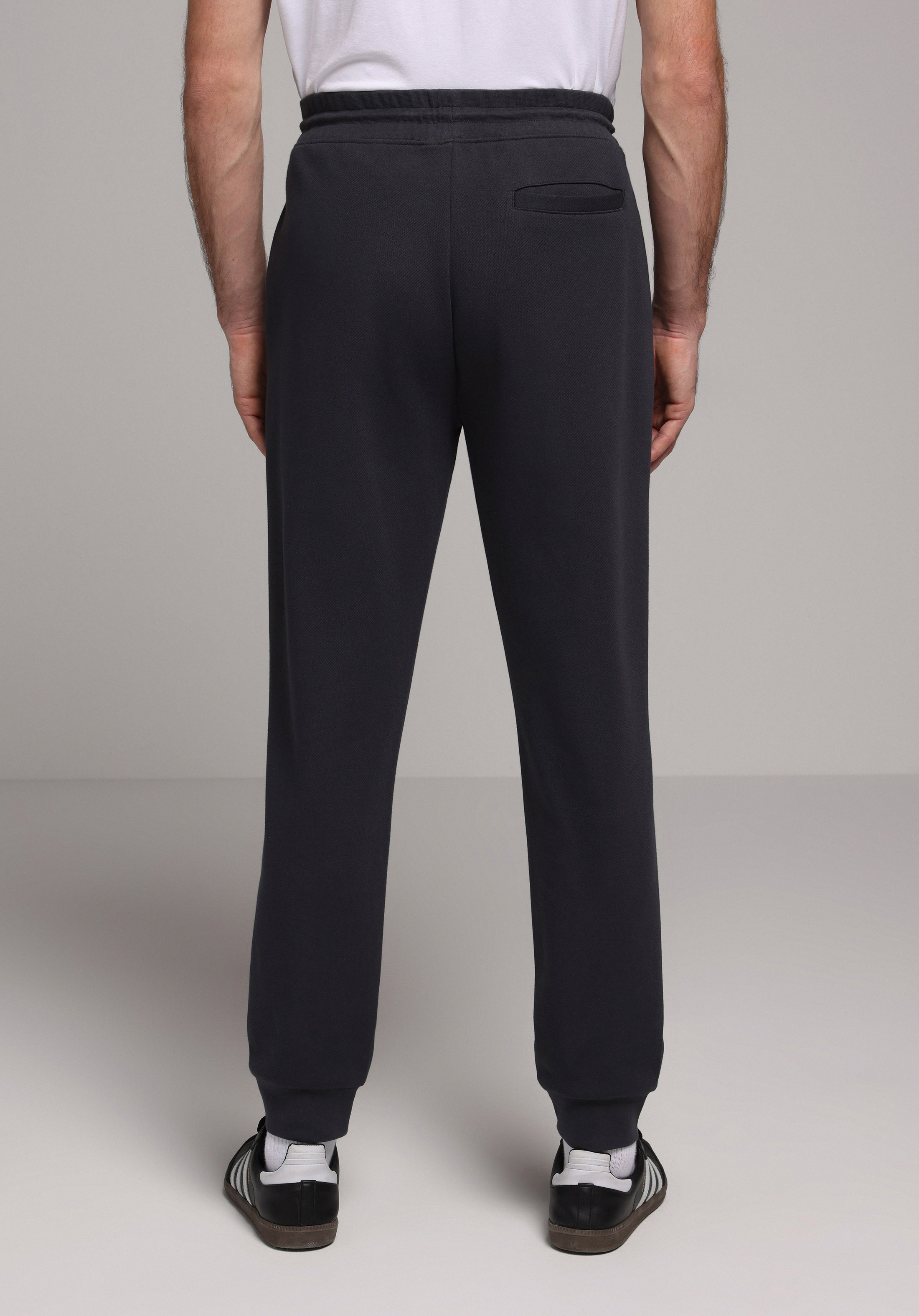 Regular Fit Orta Bel Düz Erkek Antrasit Eşofman Altı