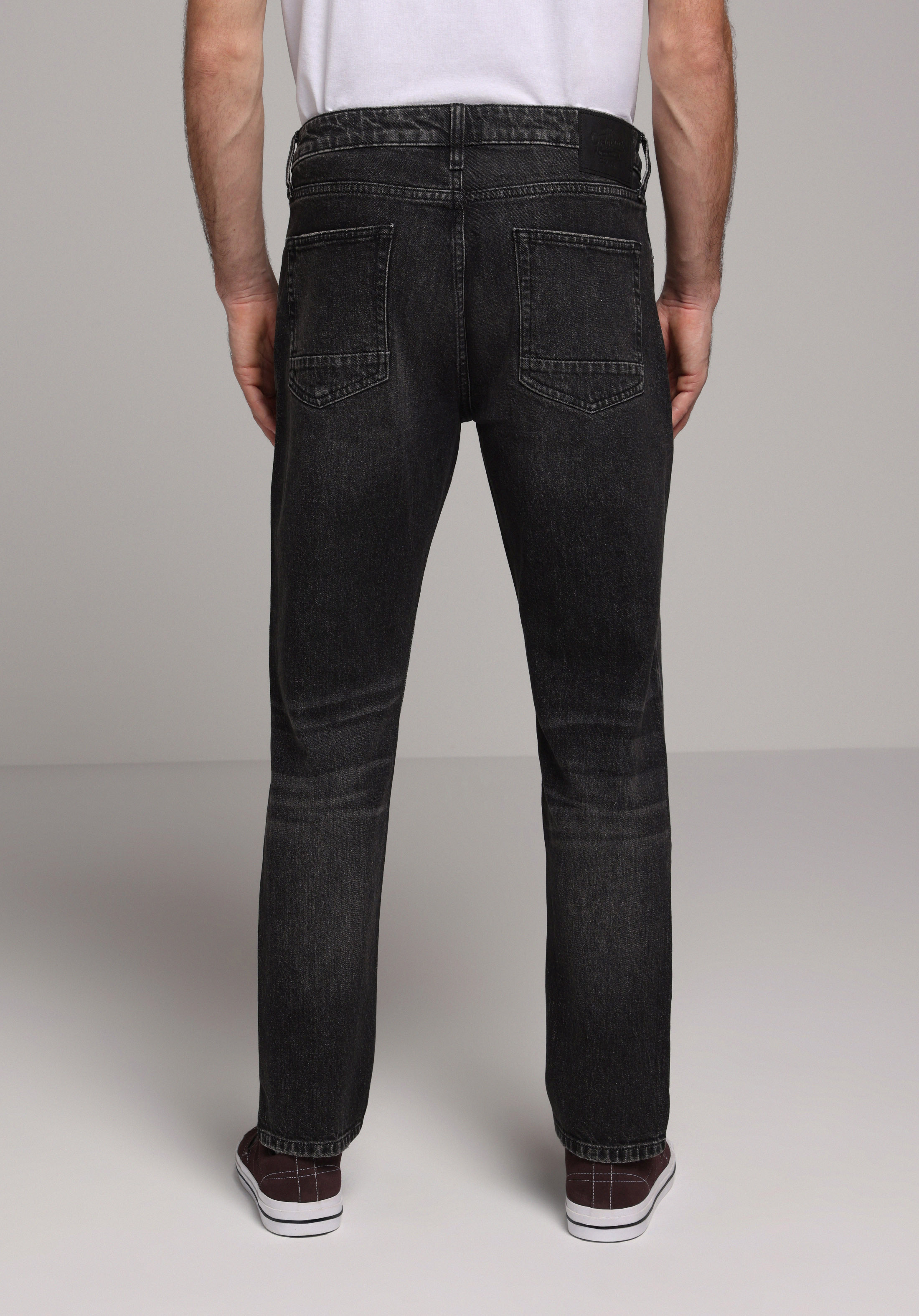 Regular Fit   Erkek Siyah Jean Pantolon