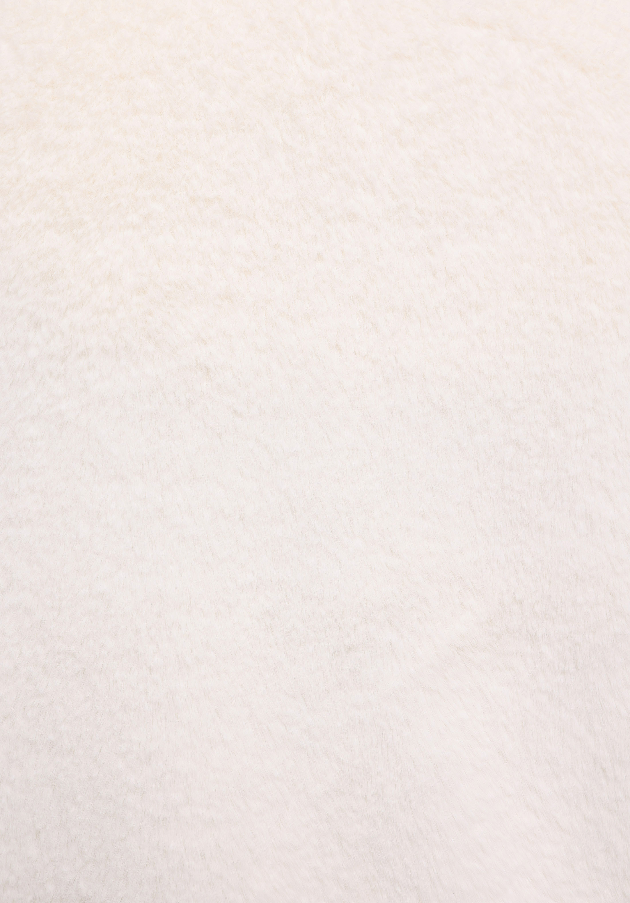 Regular Fit Dik Yaka Fermuarlı Astarlı Kürklü Kadın Ekru Mont