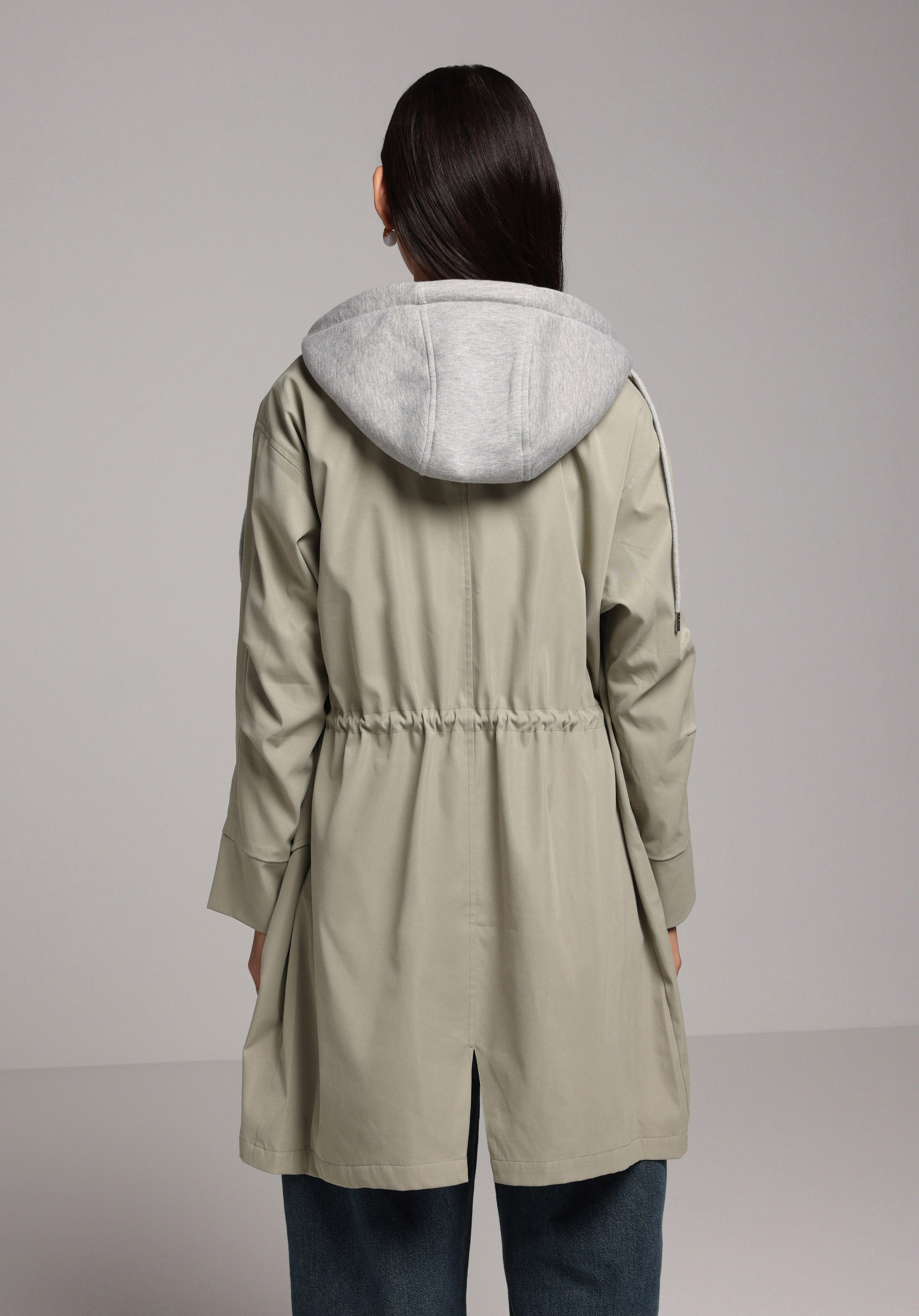 Regular Fit     Kadın Yeşil Yağmurluk