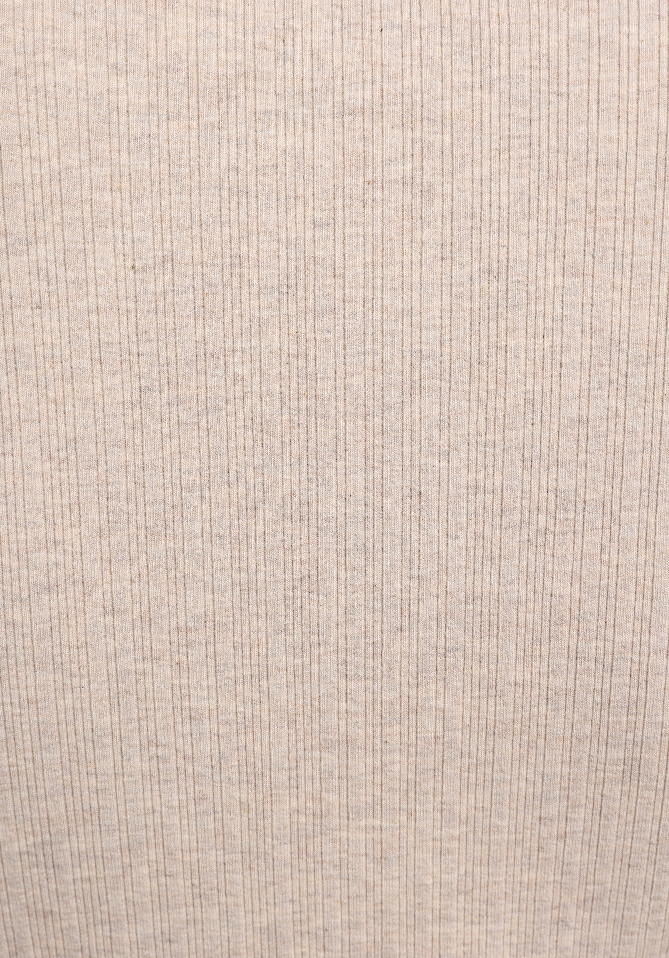 Slim Fit   Kadın Bej Tişört