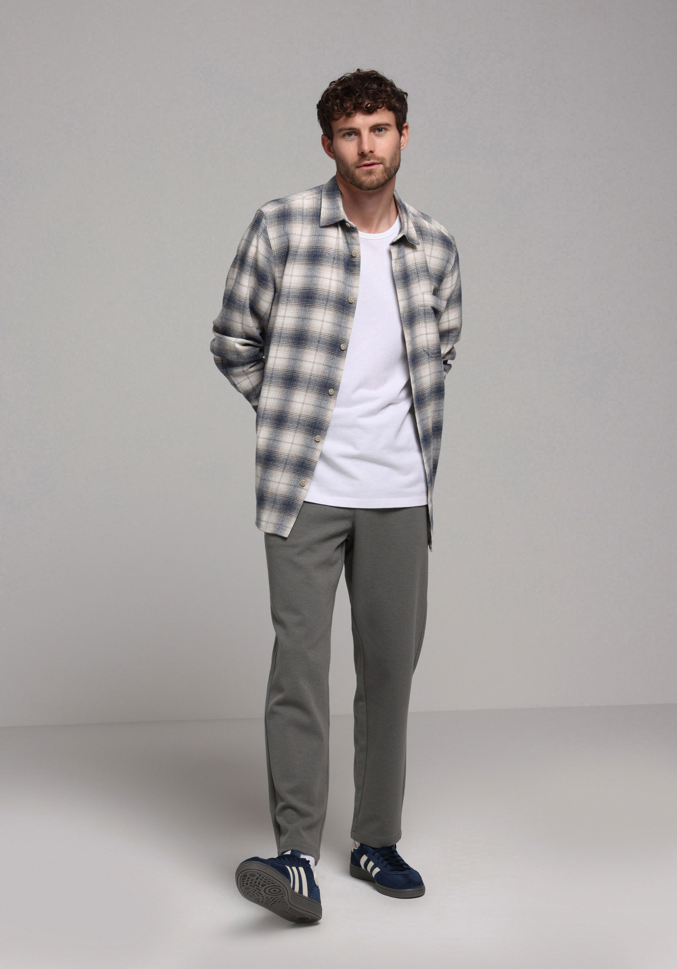 Regular Fit Orta Bel Düz Paça Erkek Yeşil  Pantolon