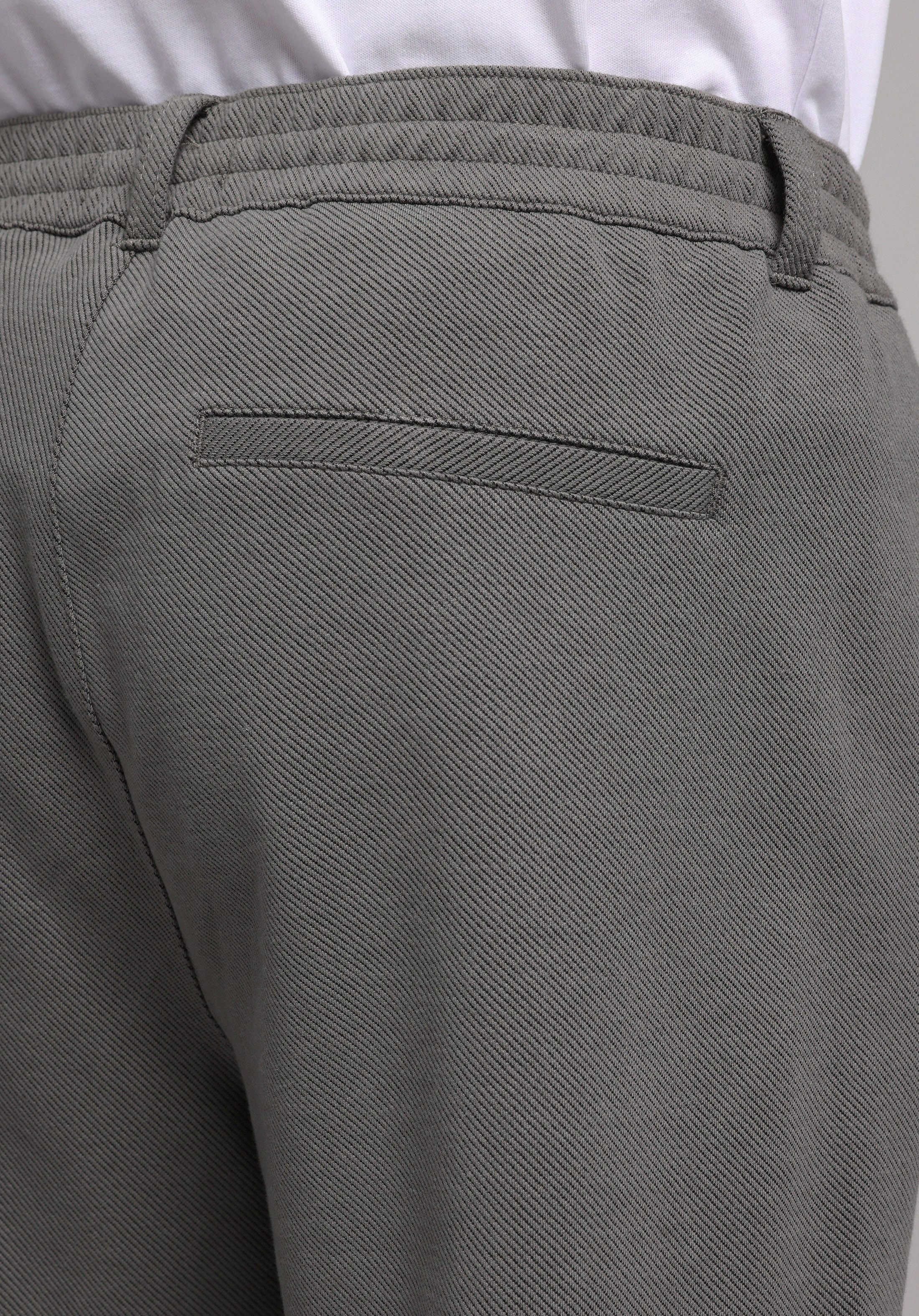 Regular Fit Orta Bel Düz Paça Erkek Yeşil  Pantolon