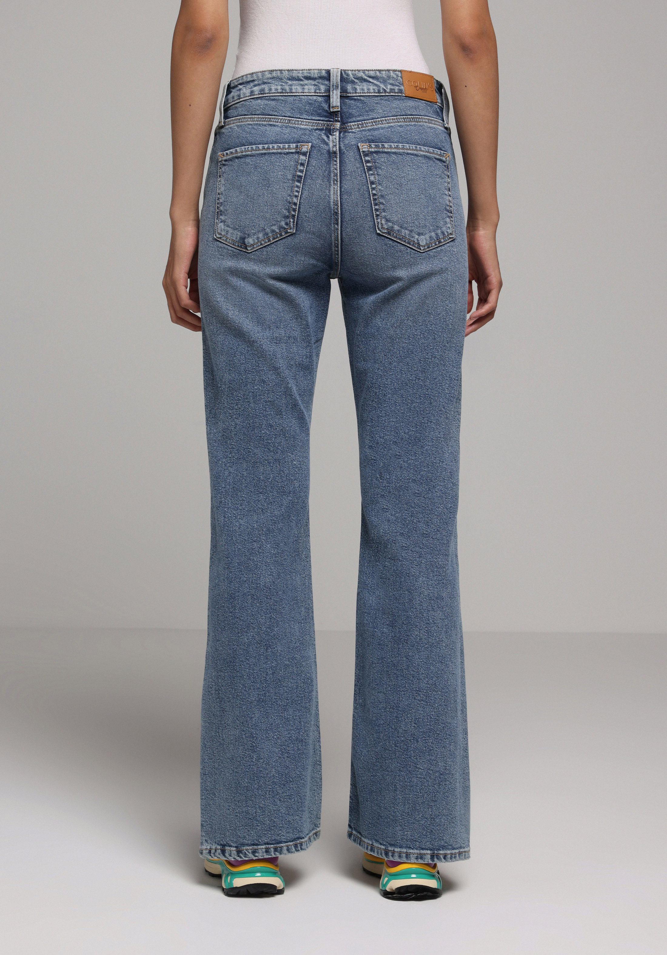 Regular Fit   Kadın İndigo Jean Pantolon