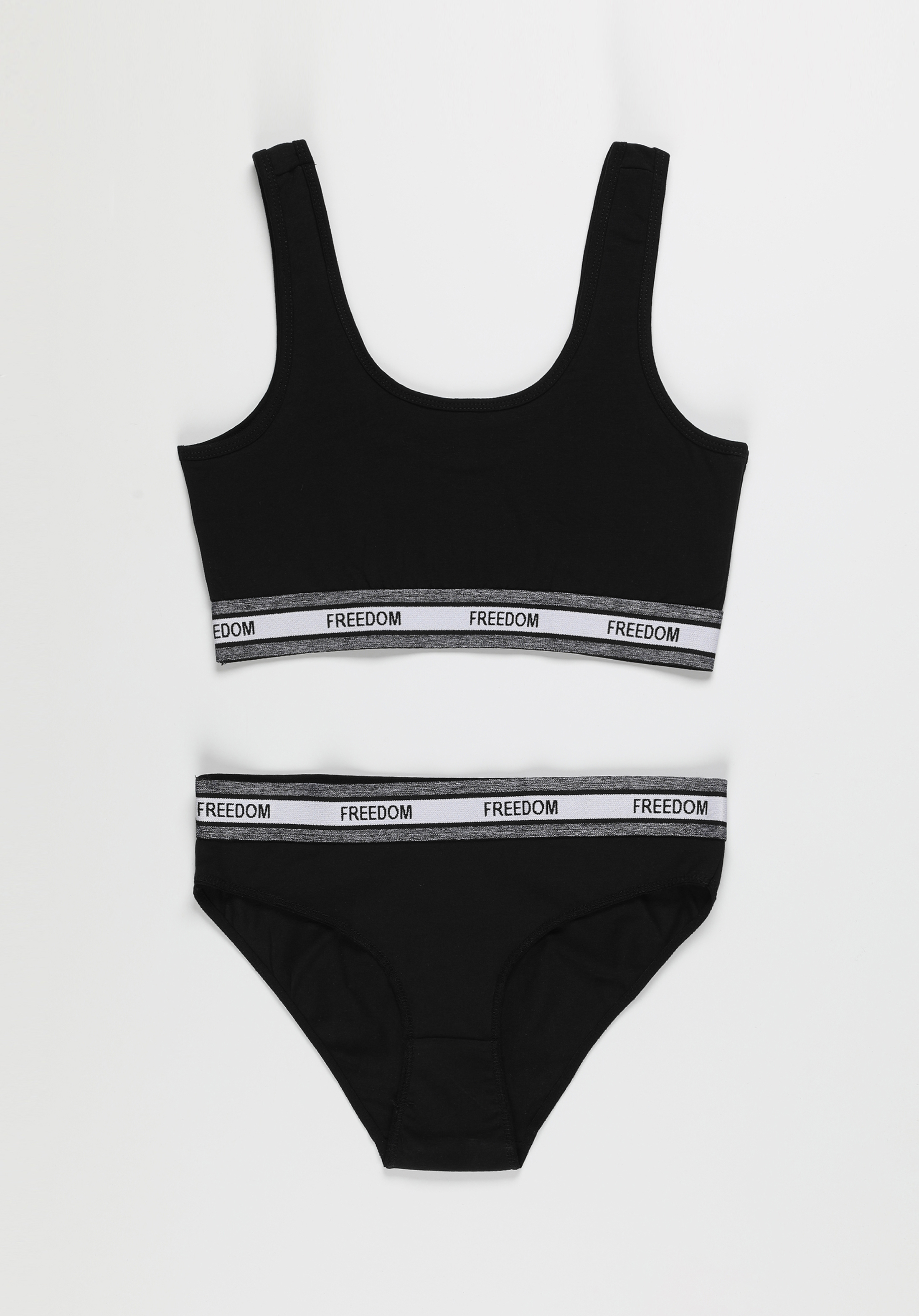 Modern Fit  Kadın Siyah Boxer