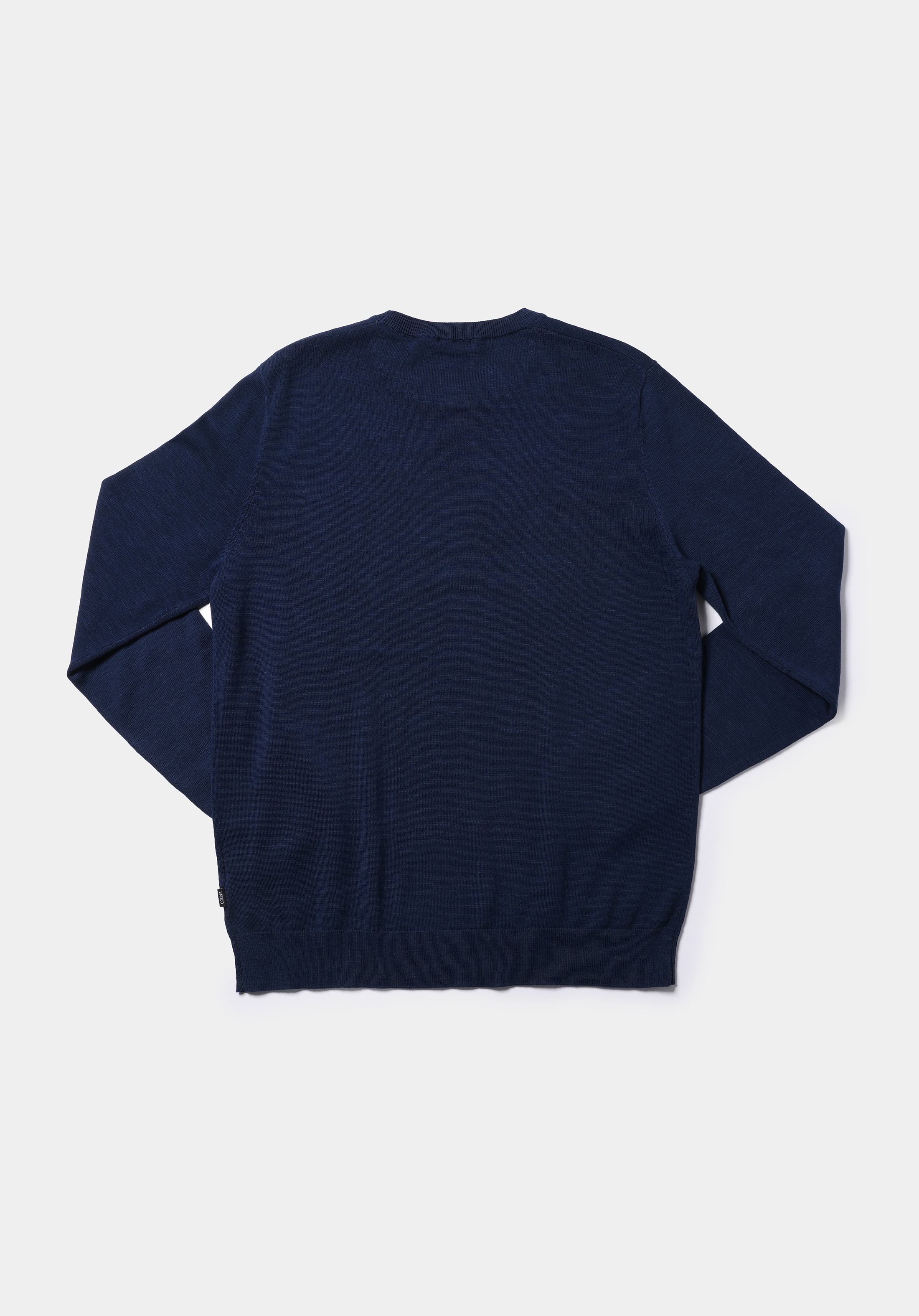 Regular Fit Yuvarlak Yaka Jakarlı Erkek Lacivert Kazak