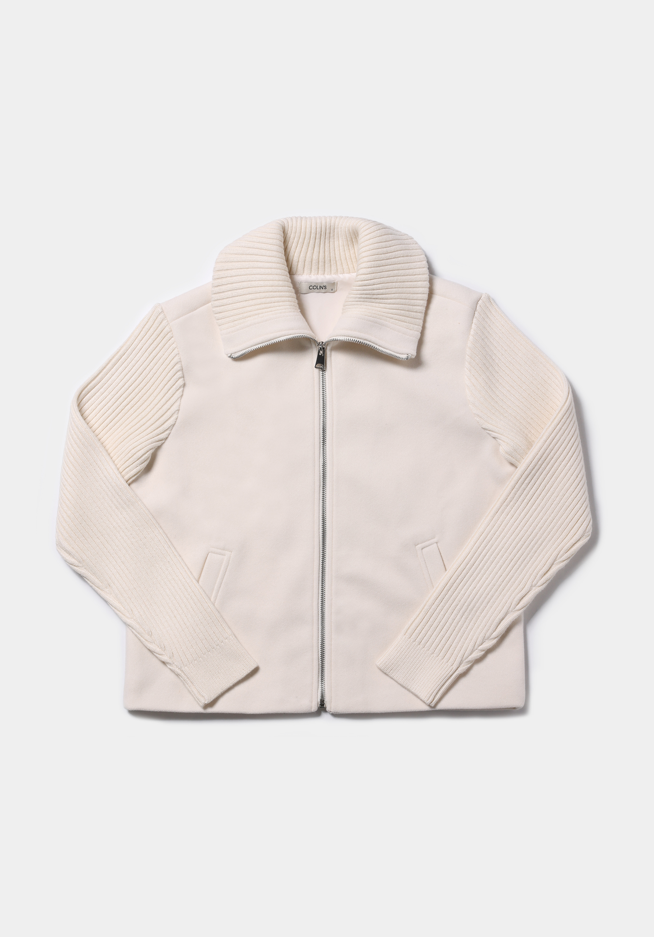 Regular Fit     Kadın Ekru Ceket