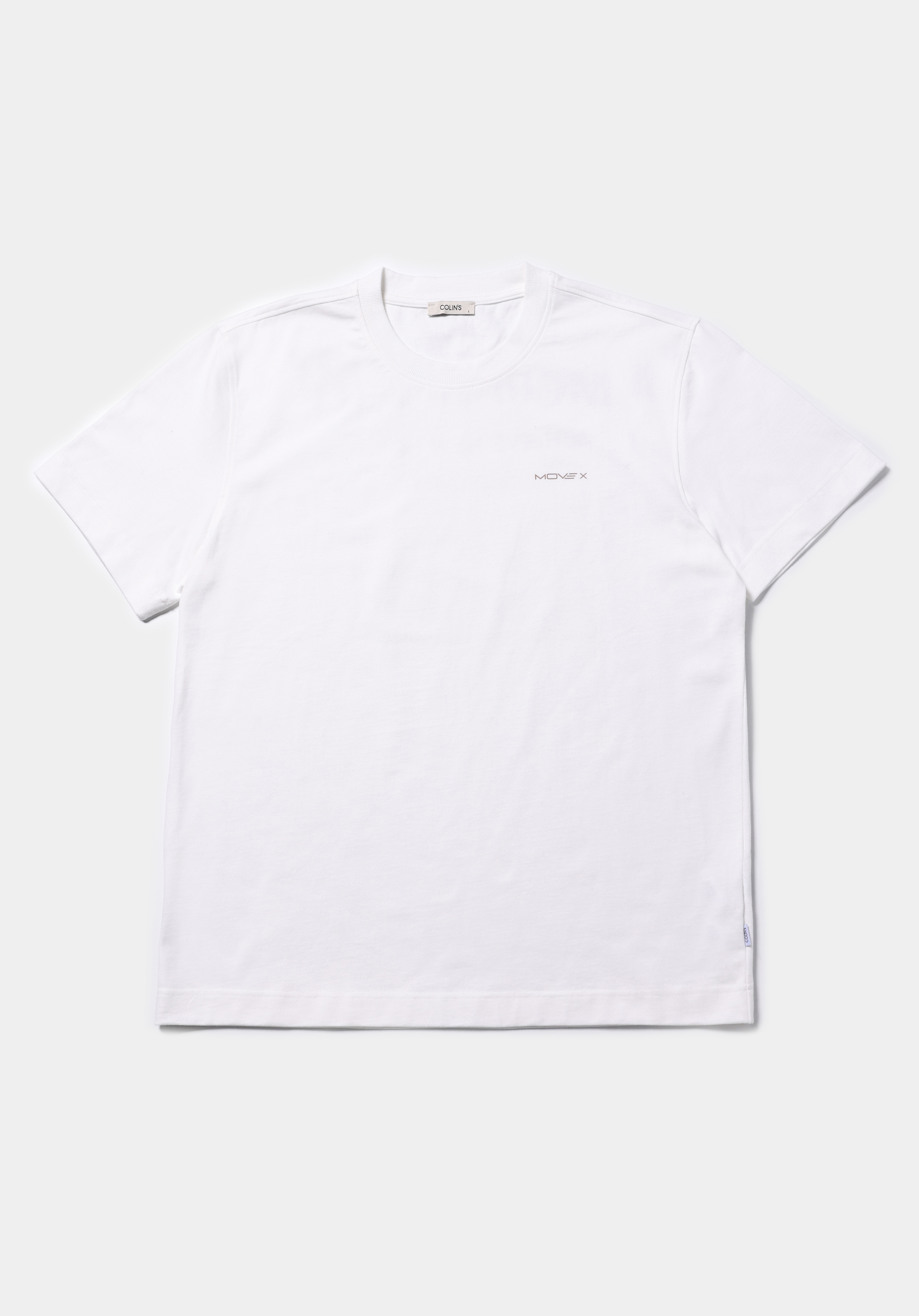 Comfort Fit Yuvarlak Yaka Düz Erkek Beyaz Kısa Kol Tişört
