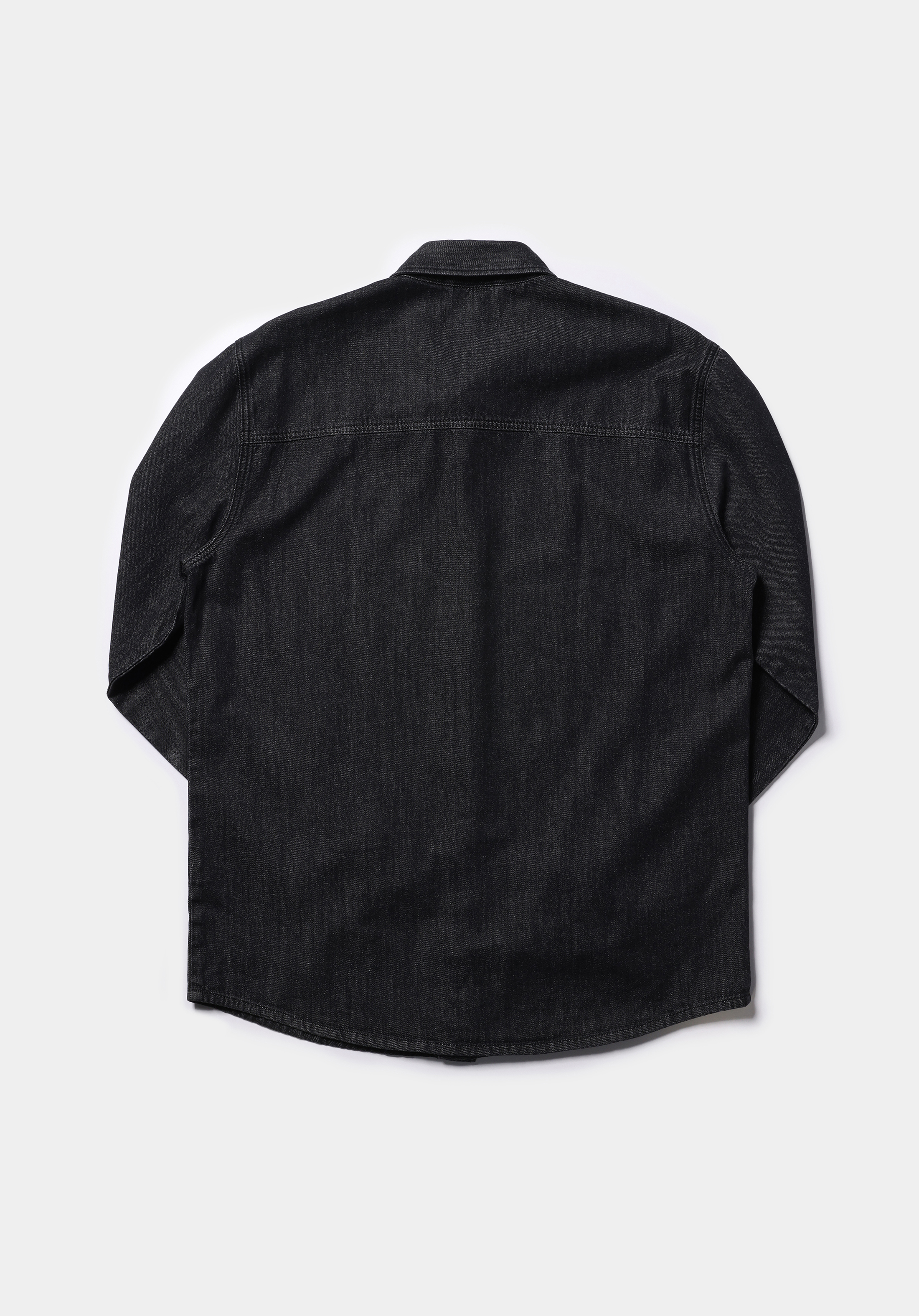 Regular Fit Klasik Yaka Düz Erkek Siyah Uzun Kol Gömlek