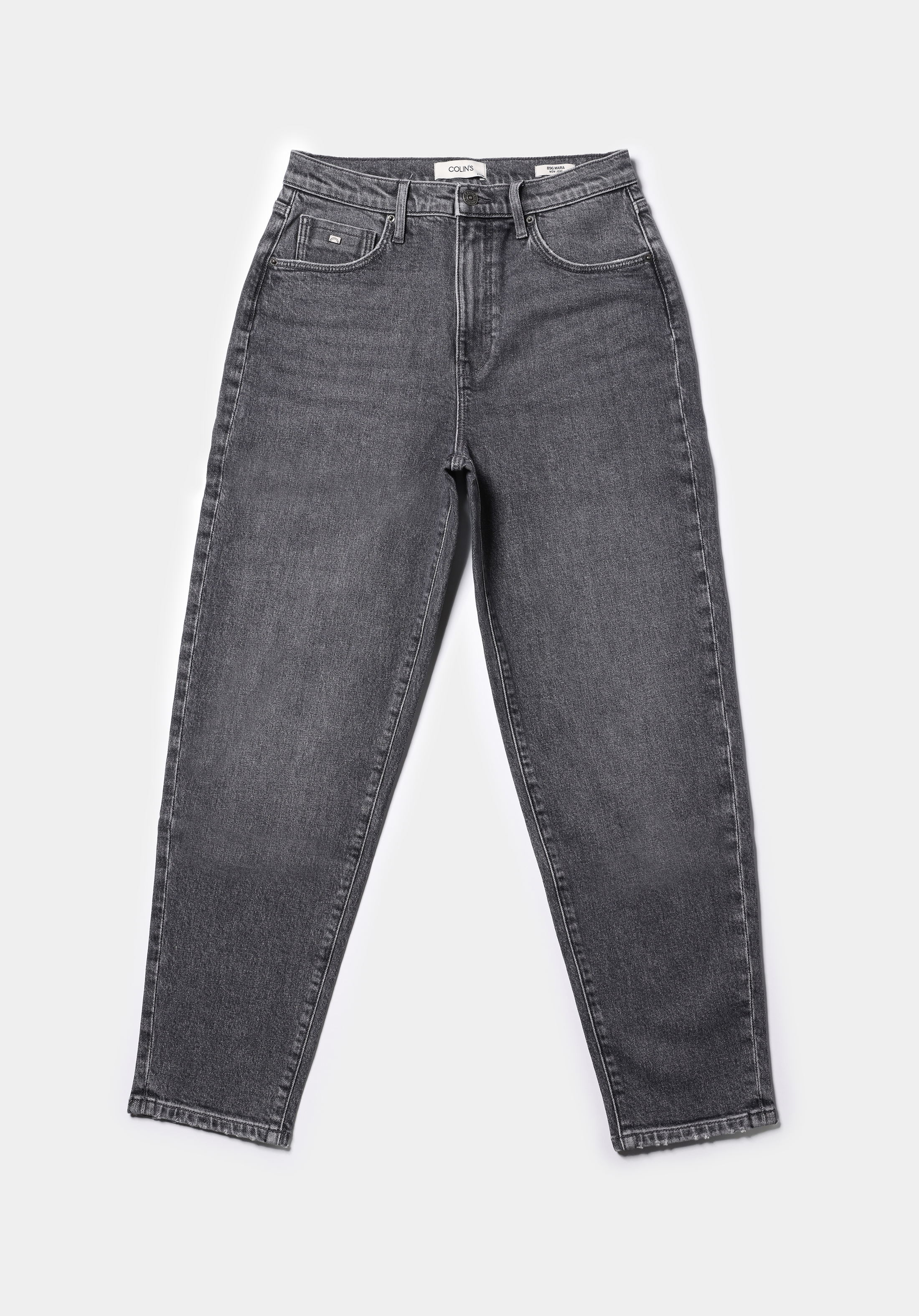 Mom Fit   Kadın Siyah Jean Pantolon