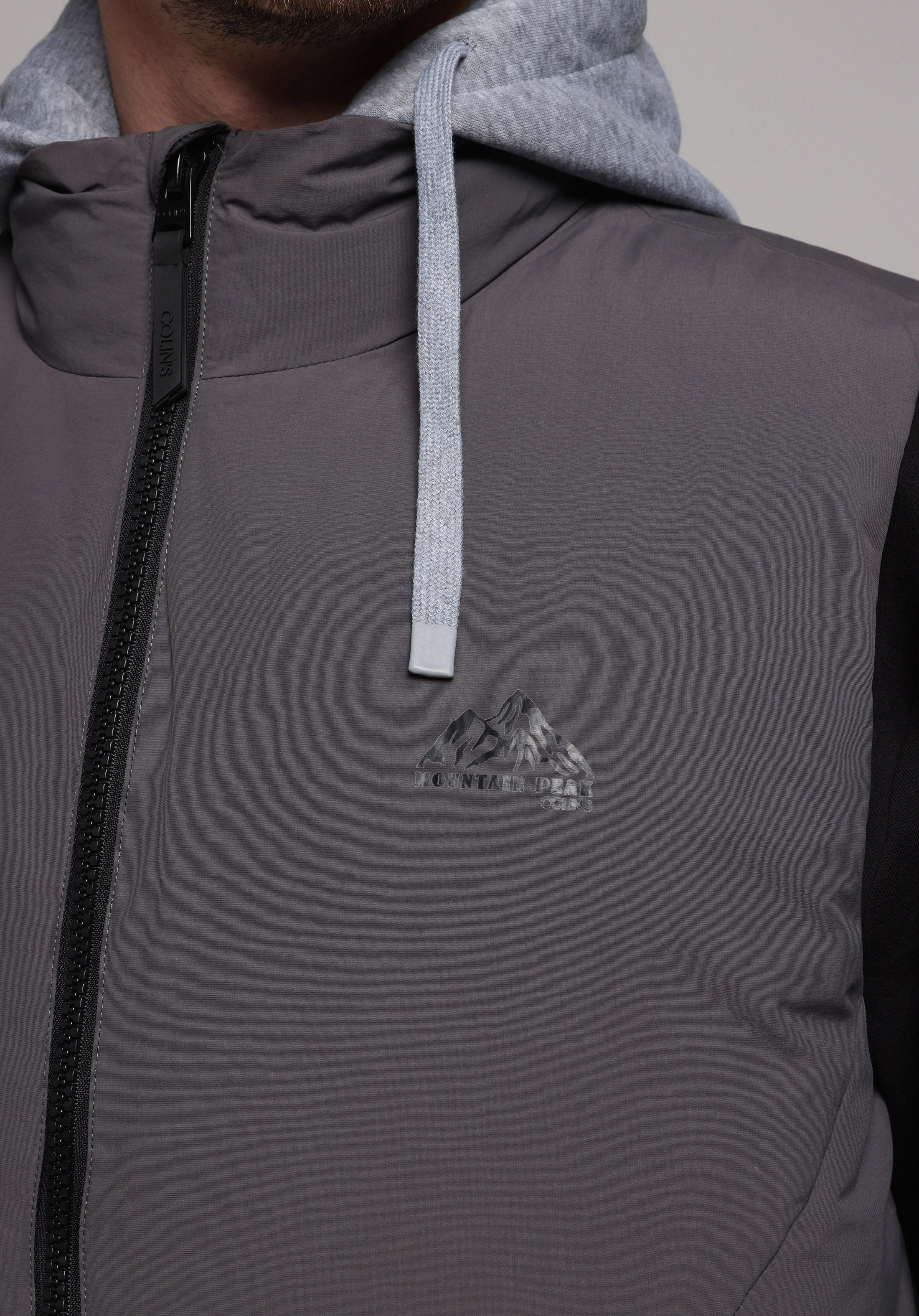 Regular Fit     Erkek Gri Yelek