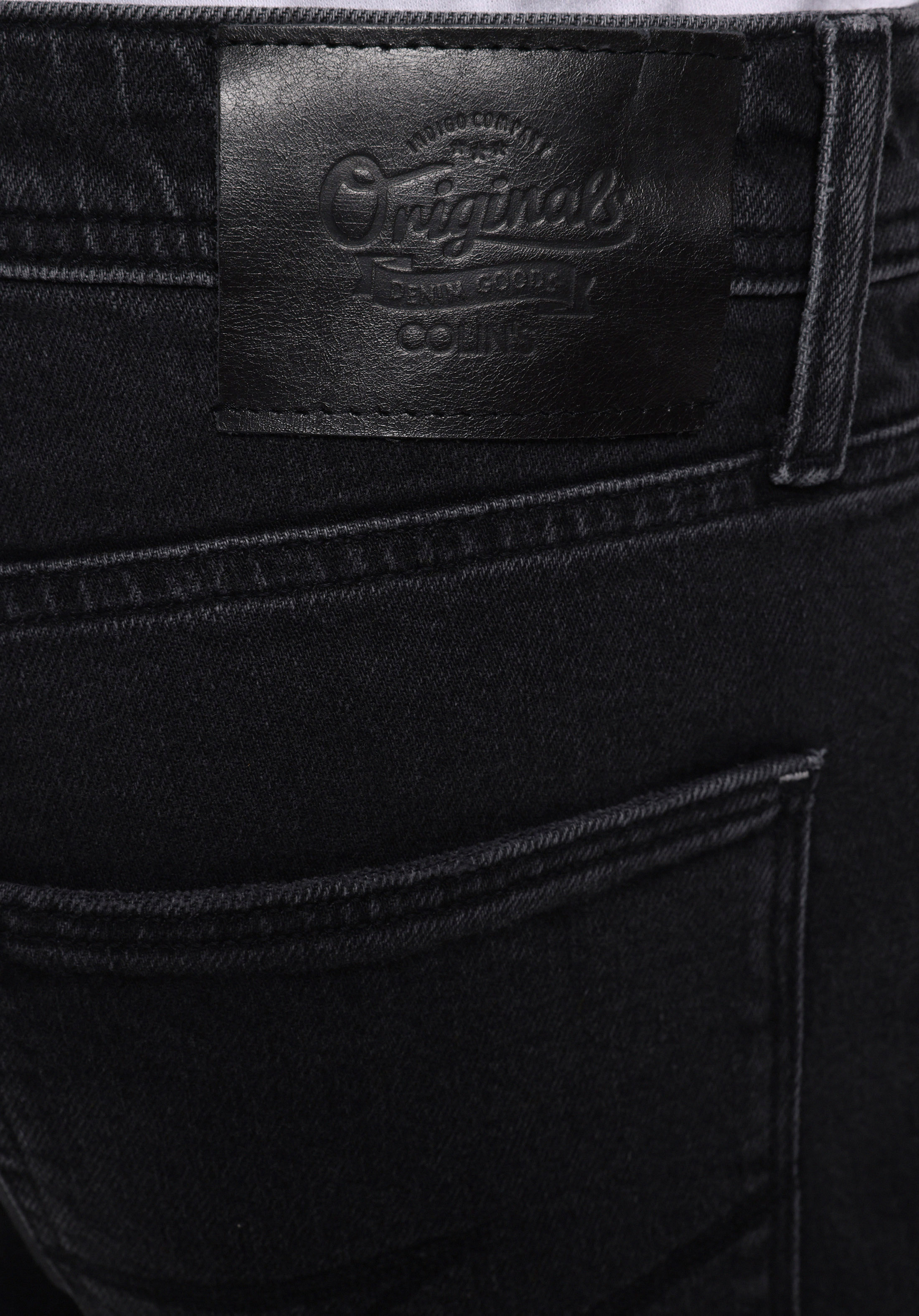 Loose Straight Fit   Erkek Siyah Jean Pantolon