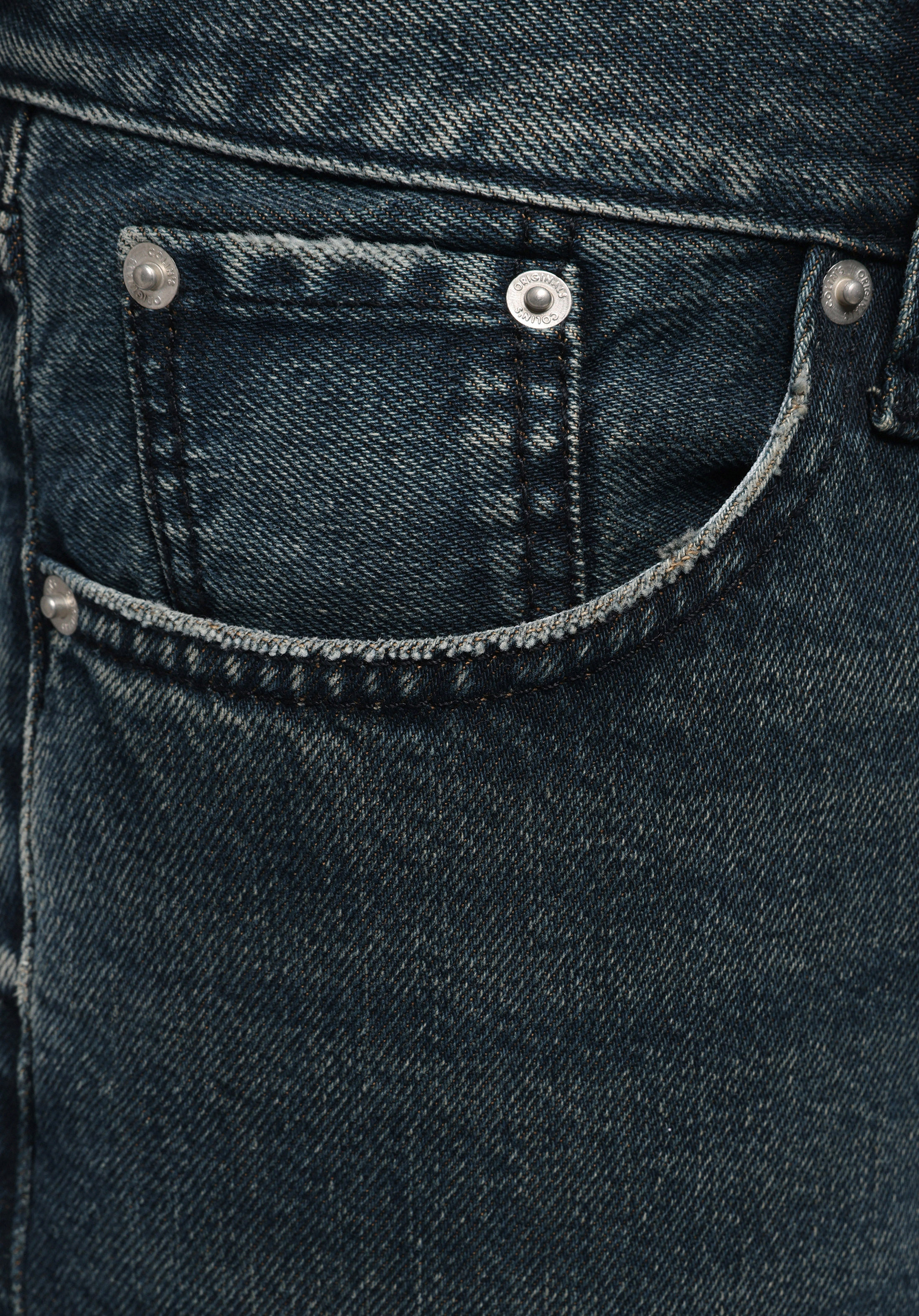 Loose Tapered Fit   Erkek İndigo Jean Pantolon