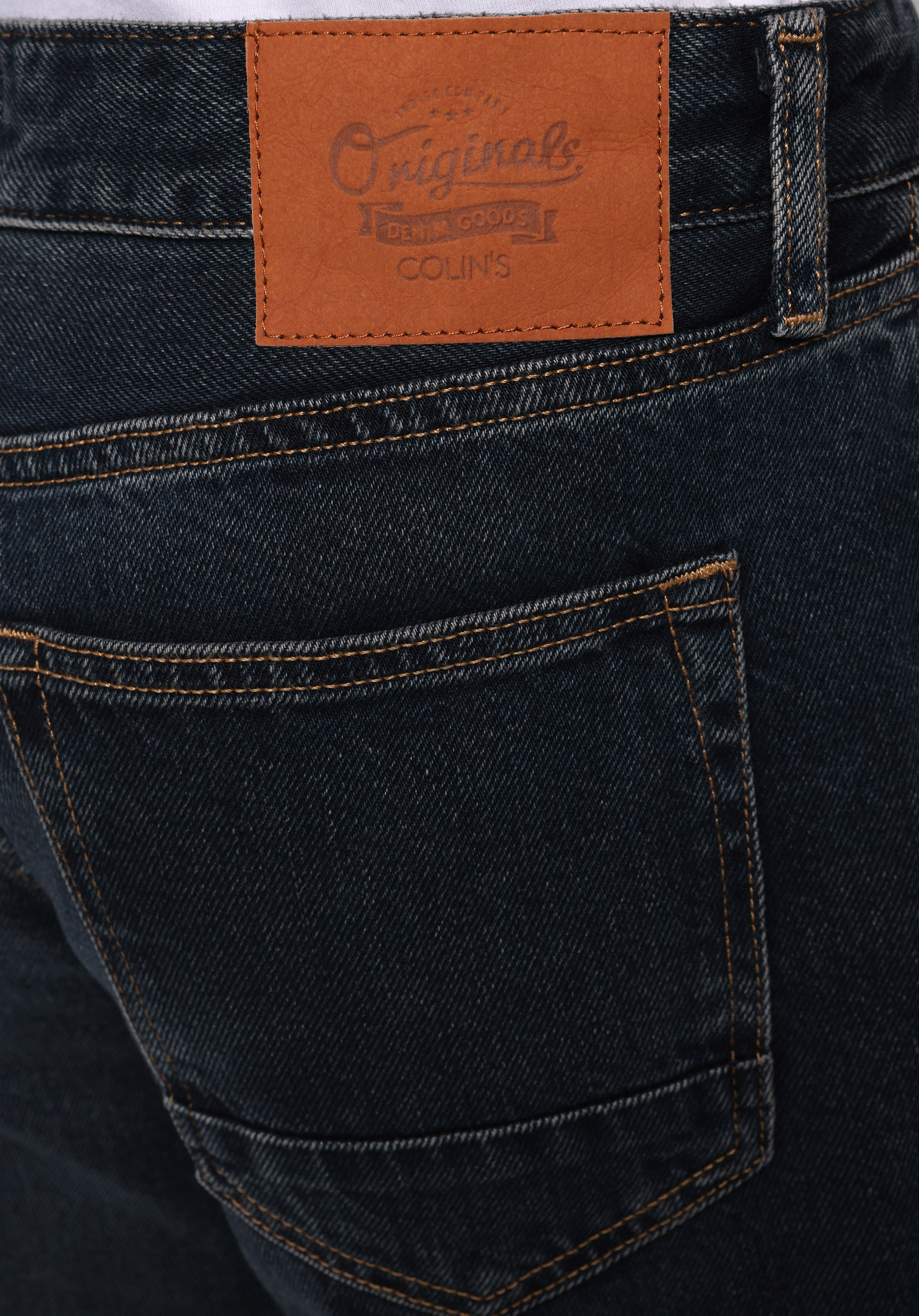 Loose Tapered Fit   Erkek Koyu İndigo Jean Pantolon