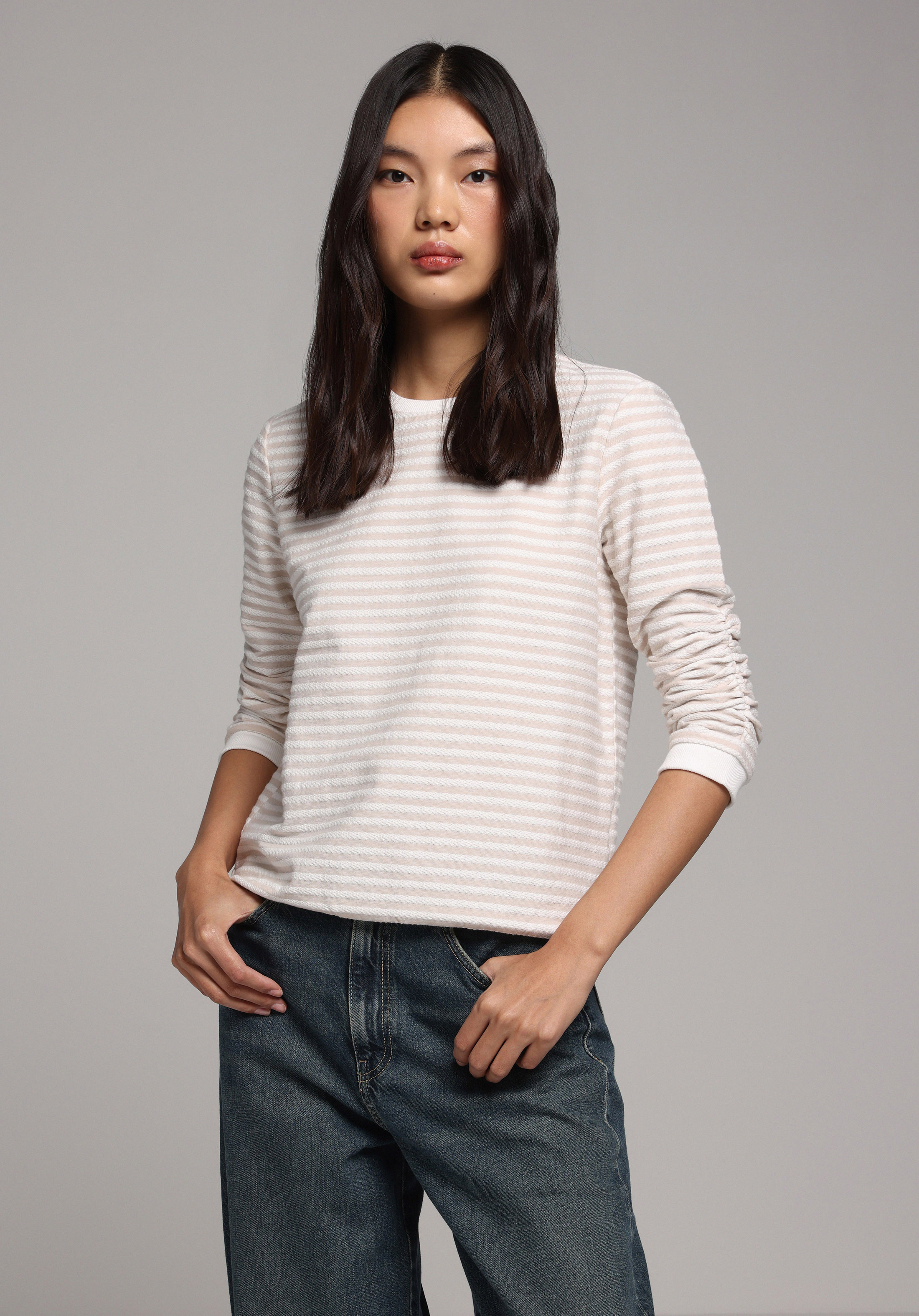 Regular Fit   Kadın Bej Tişört