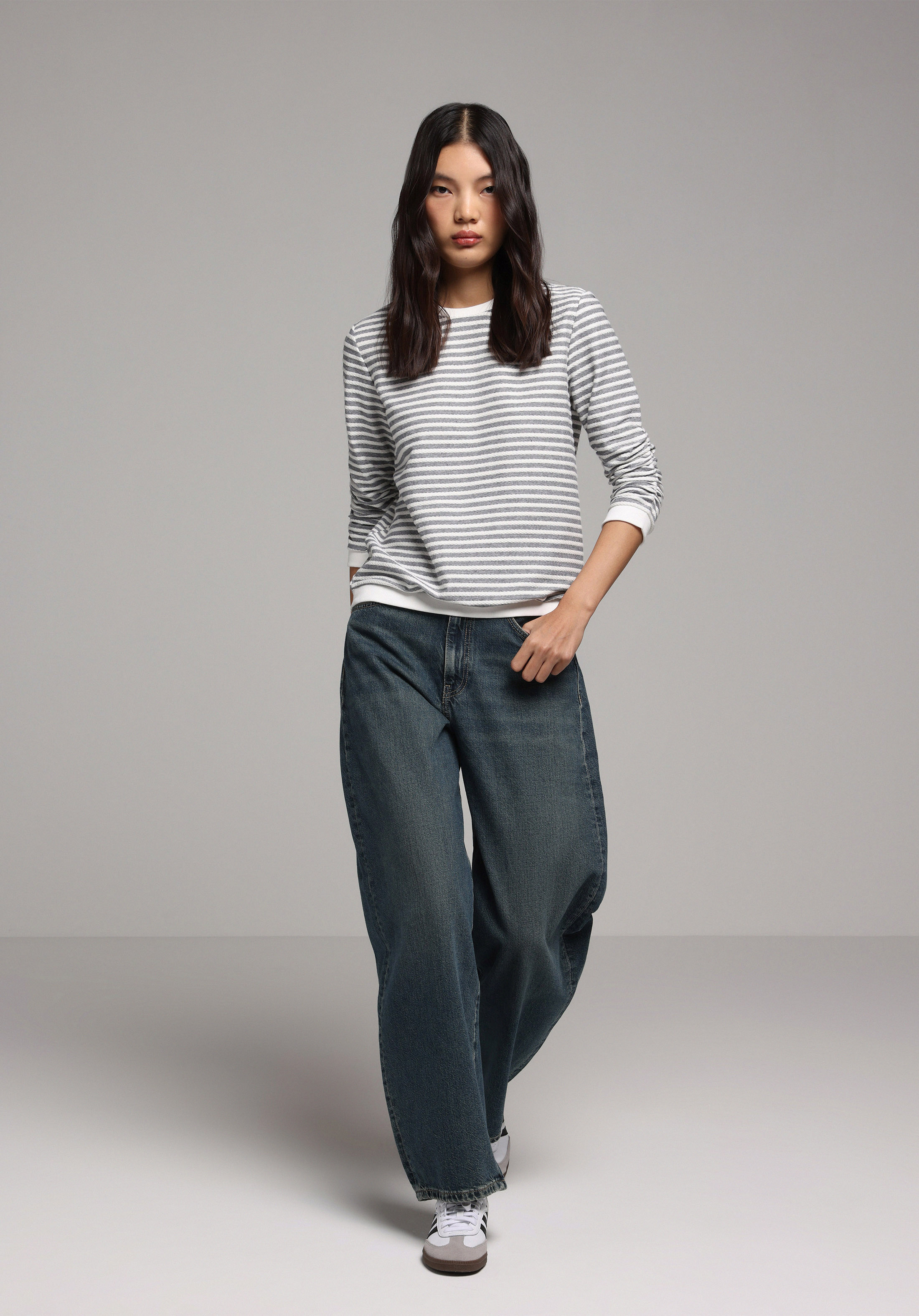 Regular Fit   Kadın Lacivert Tişört