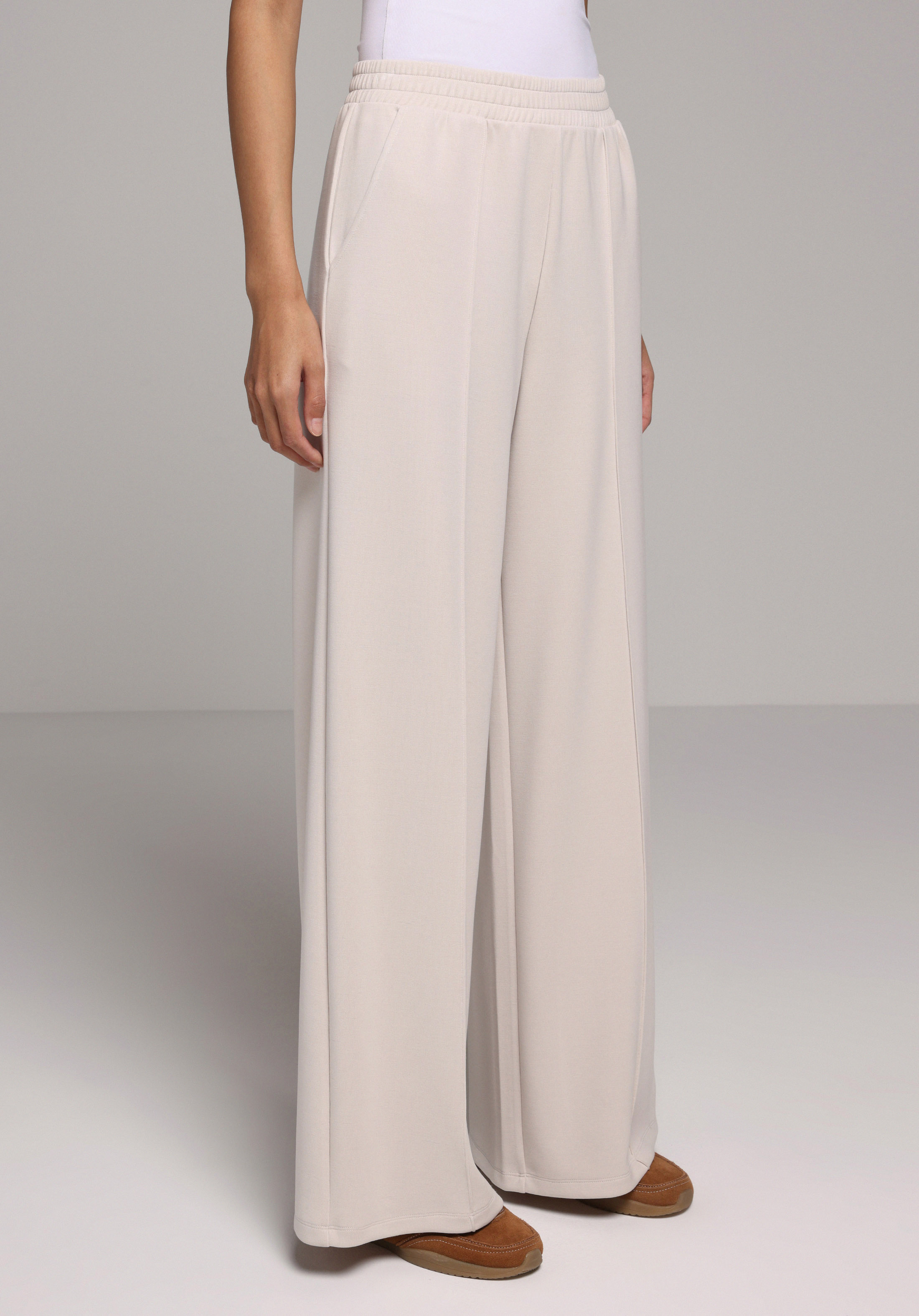 Regular Fit Orta Bel Düz Kadın Taş Eşofman Altı