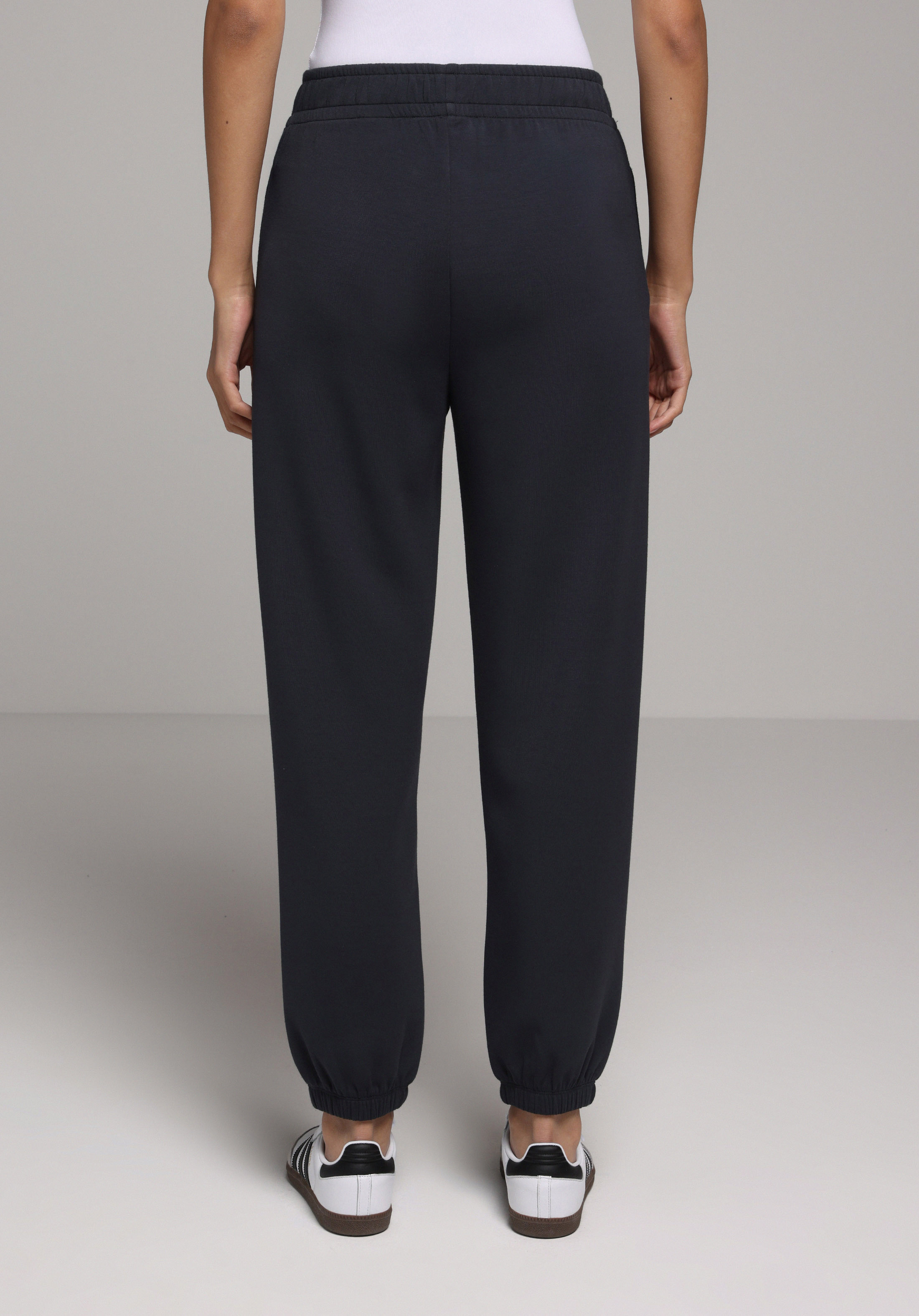 Regular Fit Orta Bel Düz Kadın Antrasit Eşofman Altı