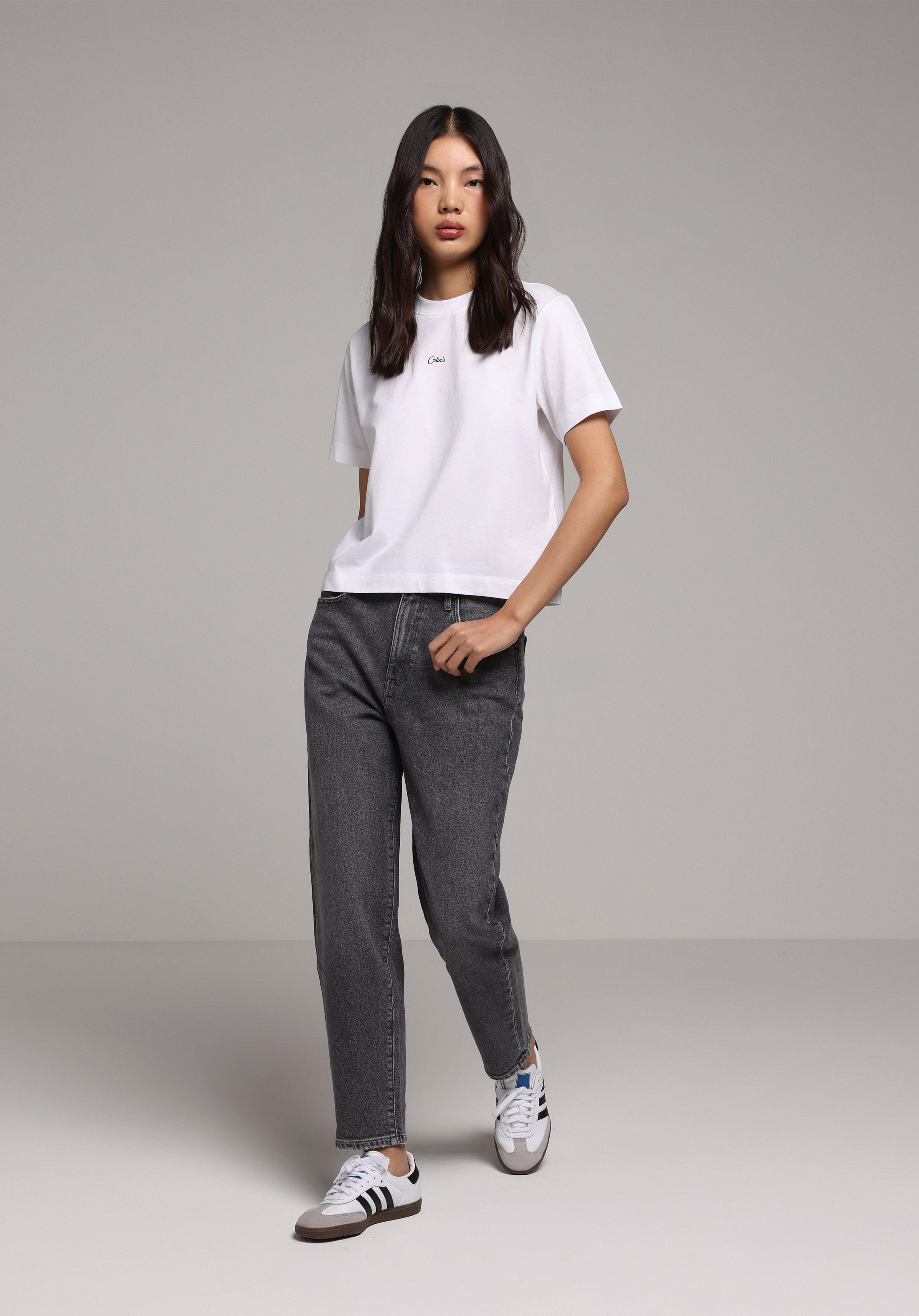 Mom Fit   Kadın Siyah Jean Pantolon