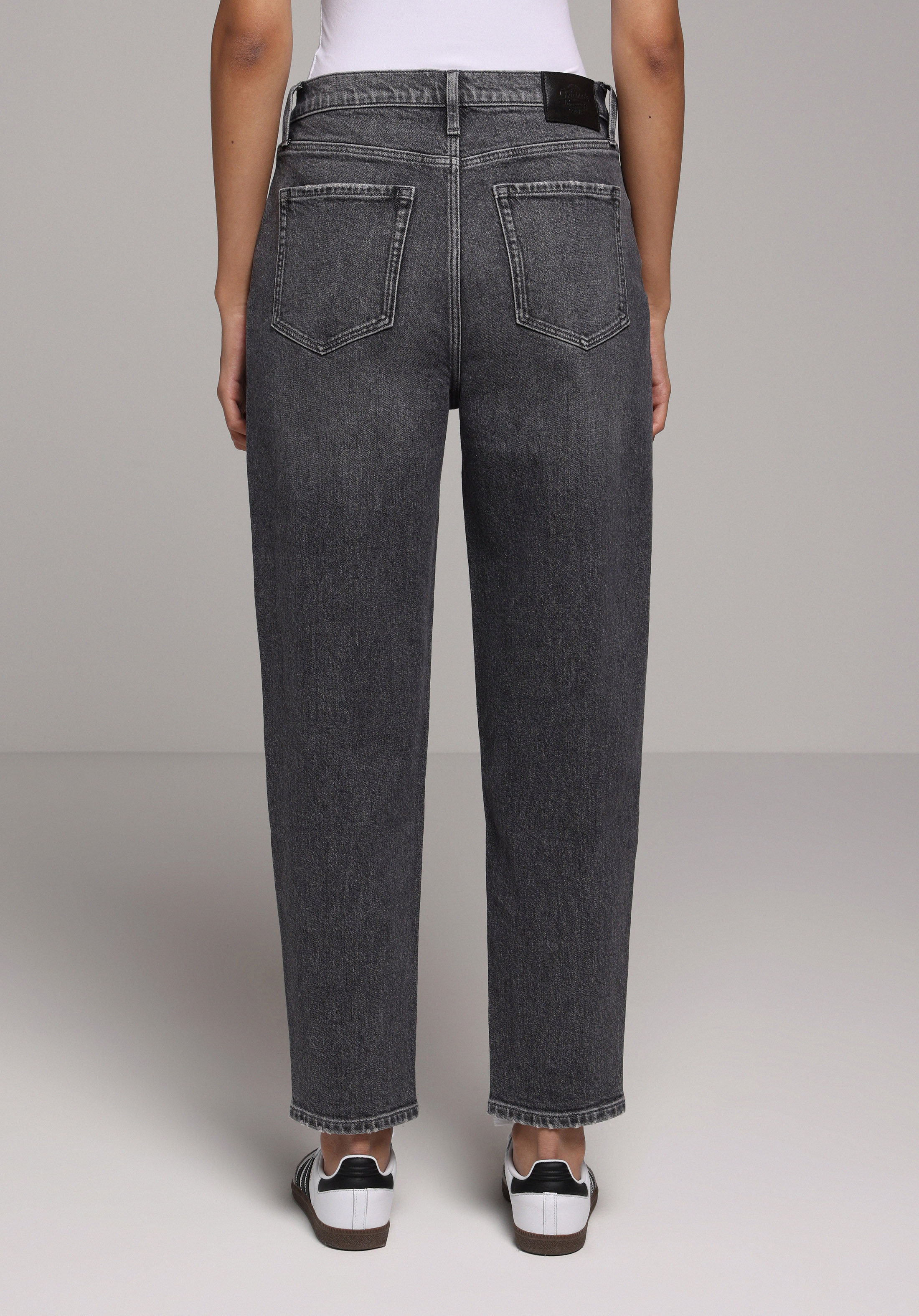 Mom Fit   Kadın Siyah Jean Pantolon