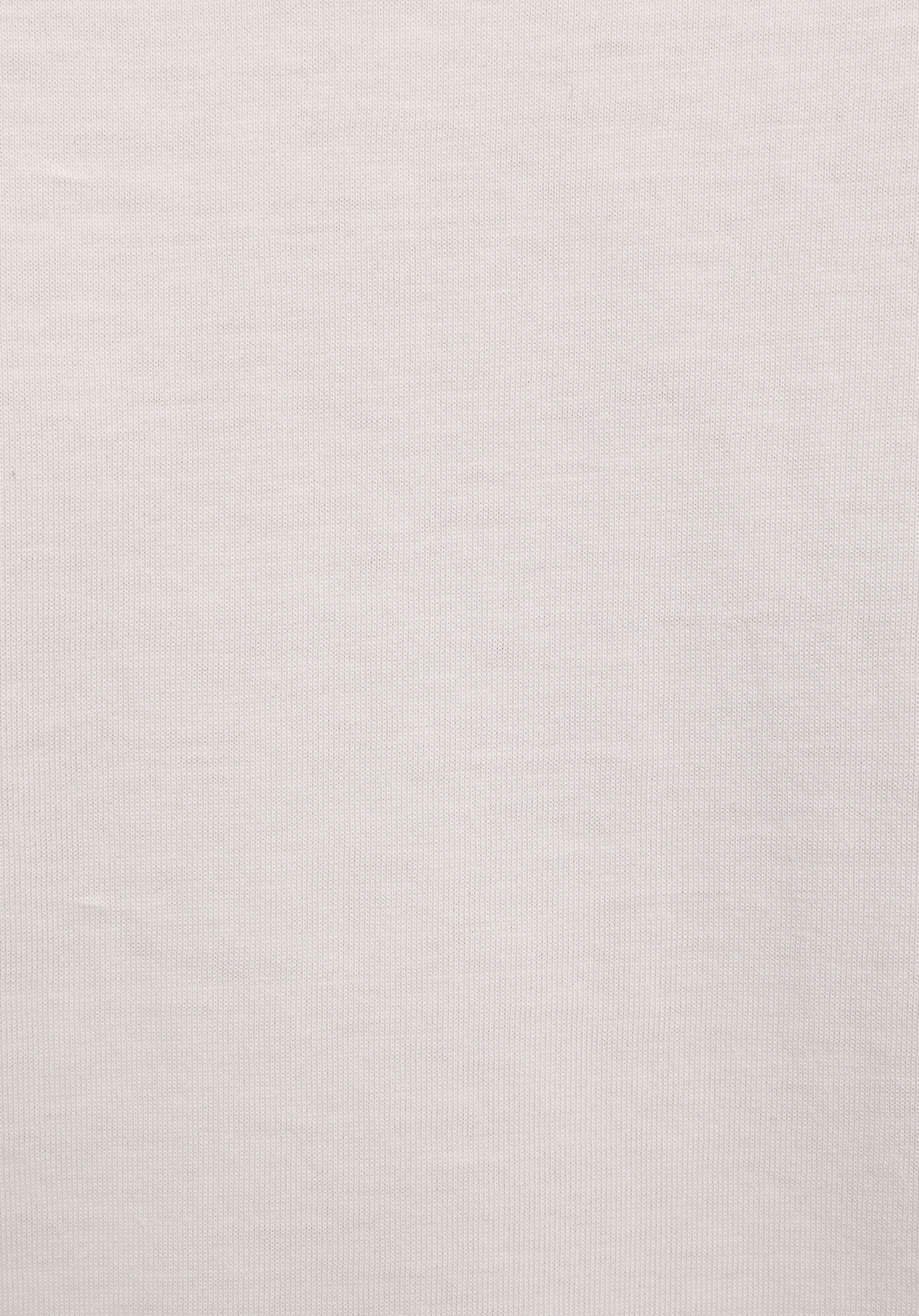 Boxy Fit Yuvarlak Yaka Baskılı Kadın Beyaz Kısa Kol Tişört