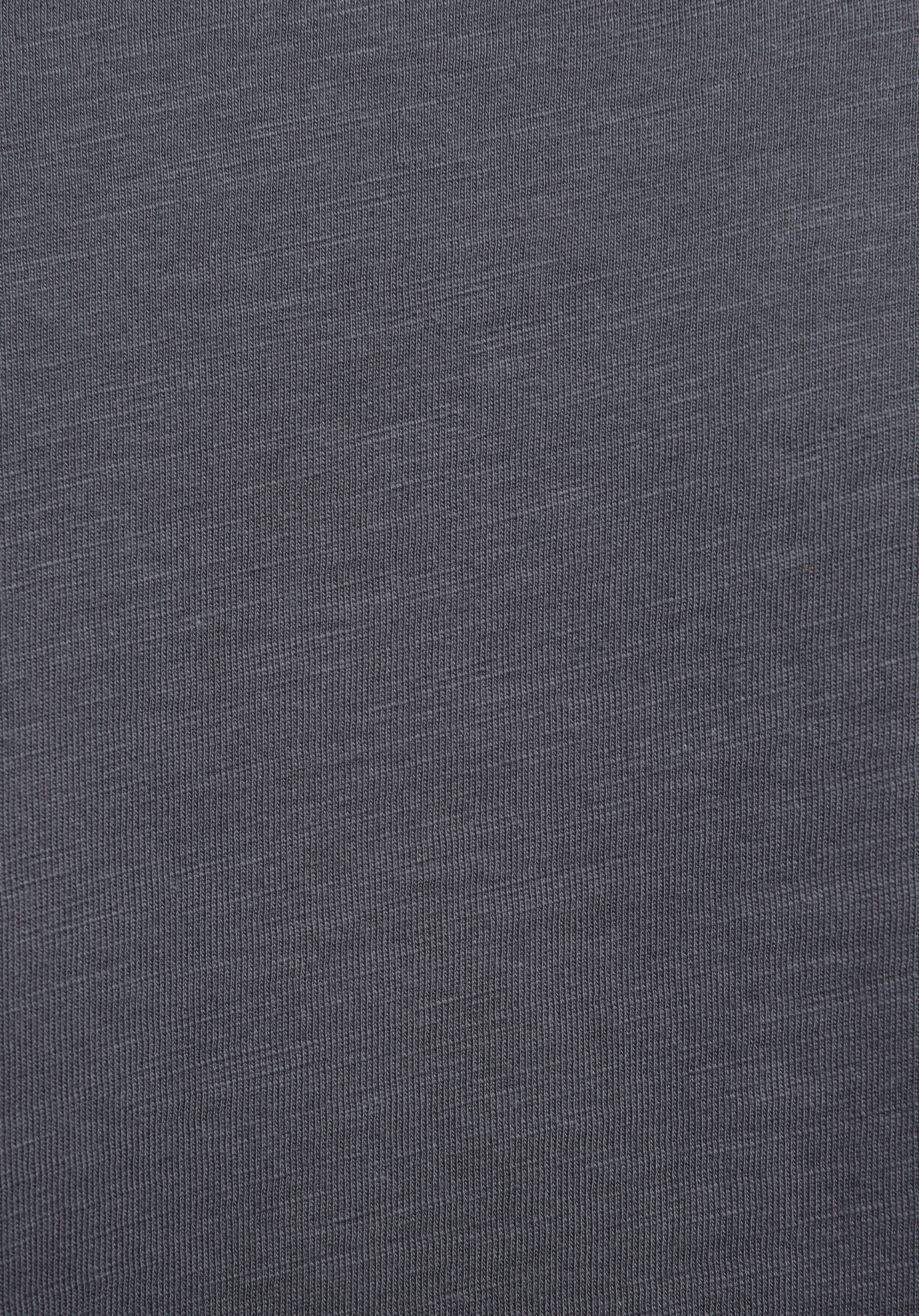 Regular Fit Yuvarlak Yaka Düz Erkek Antrasit Pamuklu Kısa Kol Tişört