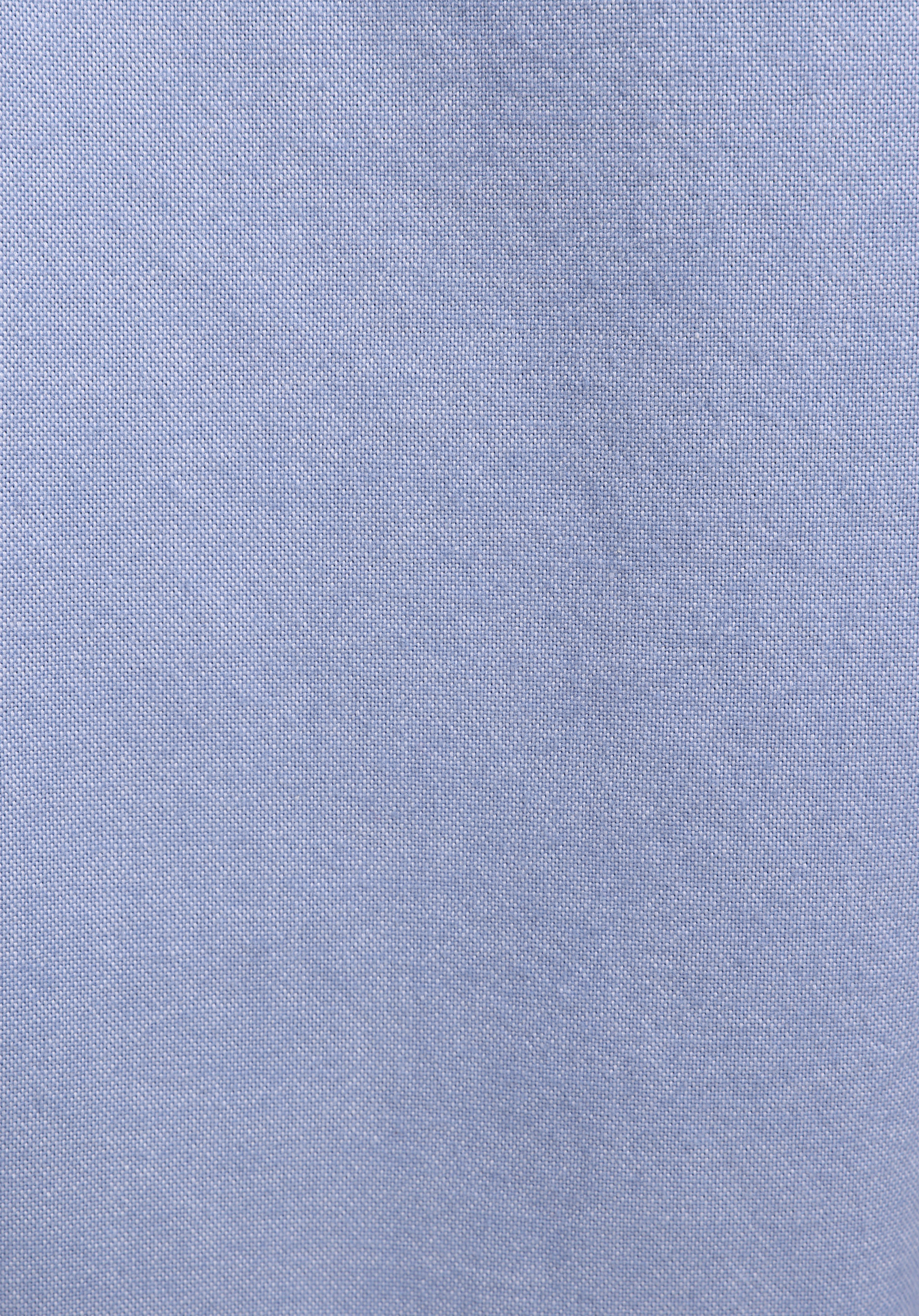 Fashion Fit Hakim Yaka Düz Kadın Mavi Uzun Kol Gömlek