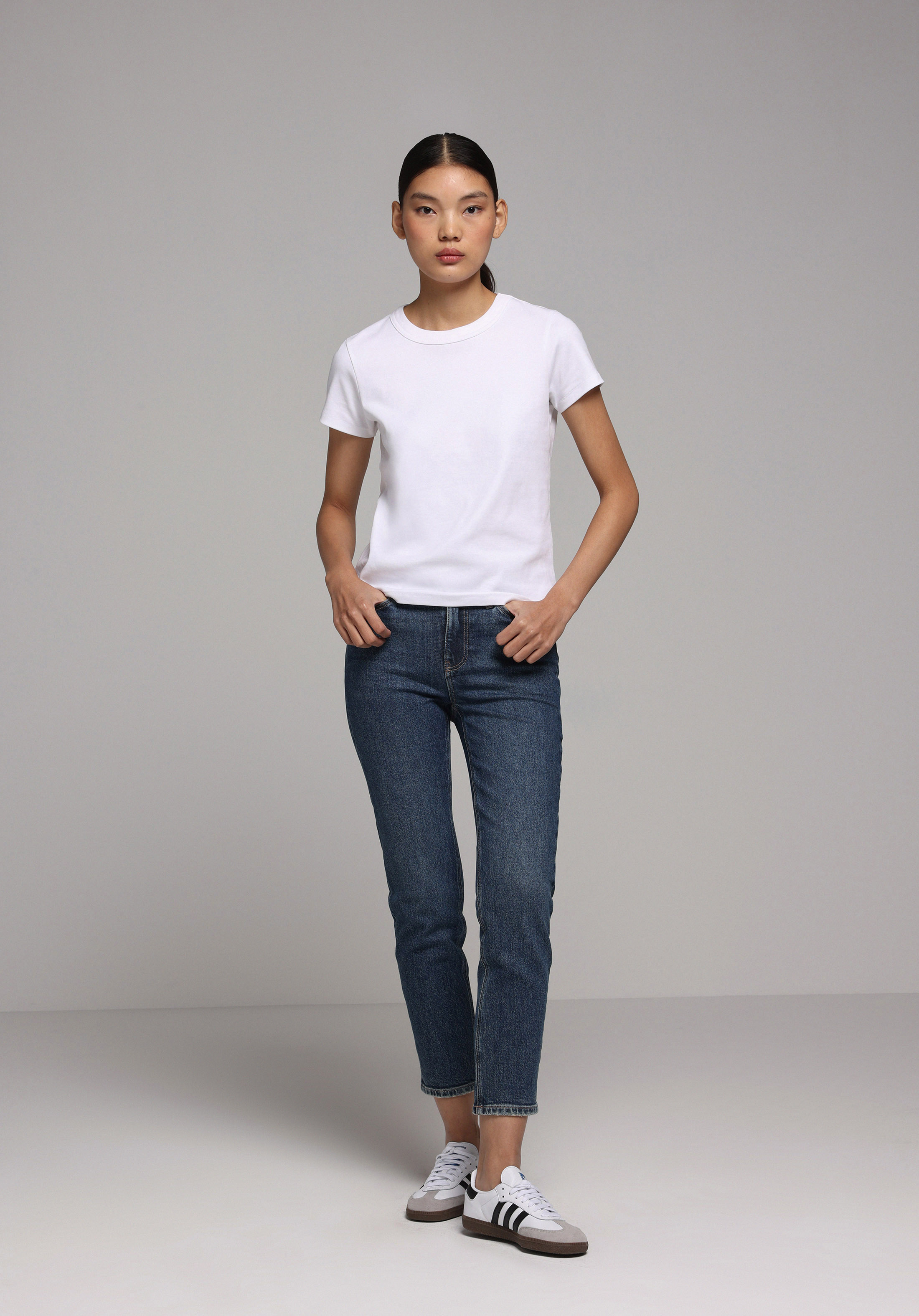 Slim Fit   Kadın İndigo Jean Pantolon