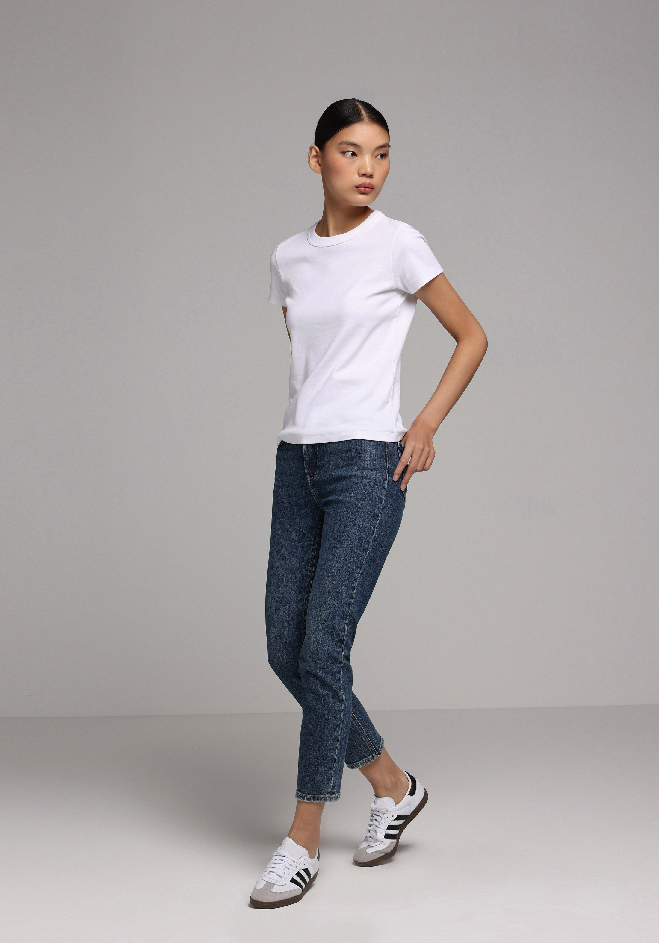 Slim Fit   Kadın İndigo Jean Pantolon