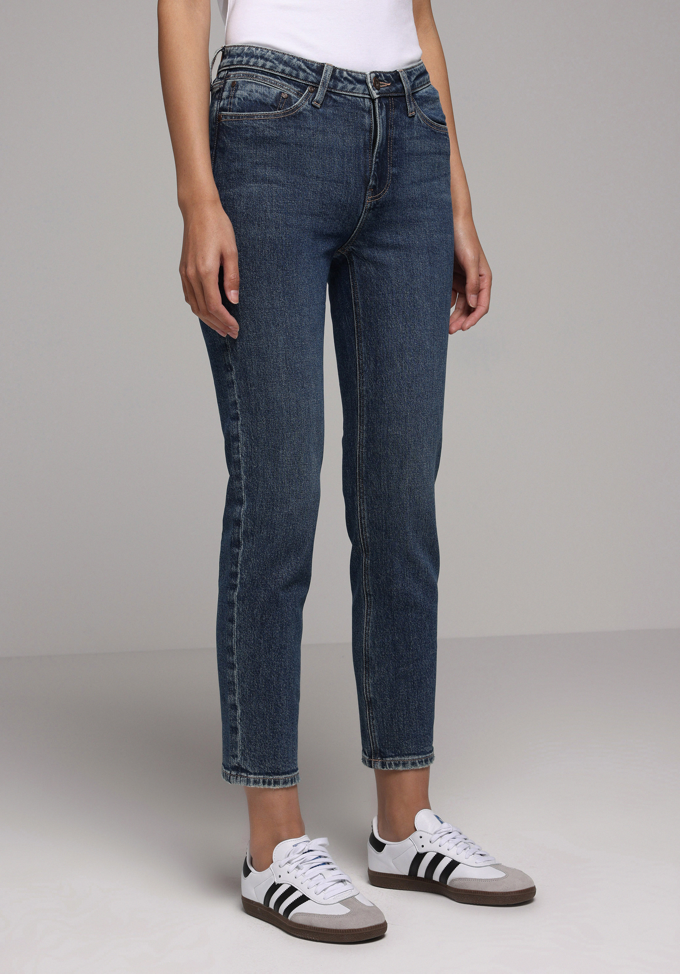 Slim Fit   Kadın İndigo Jean Pantolon