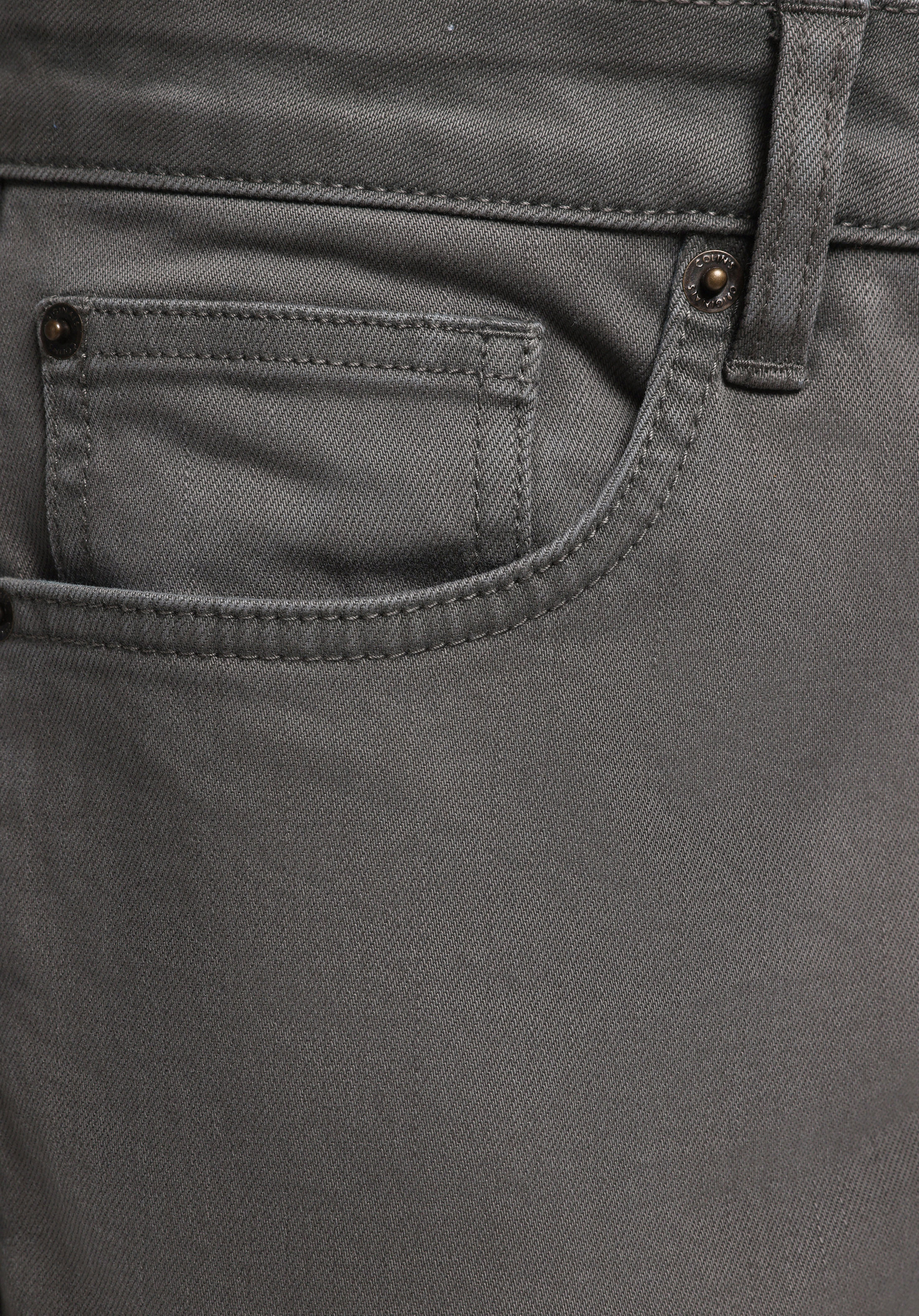 Regular Fit Orta Bel Düz Paça Erkek Yeşil  Pantolon