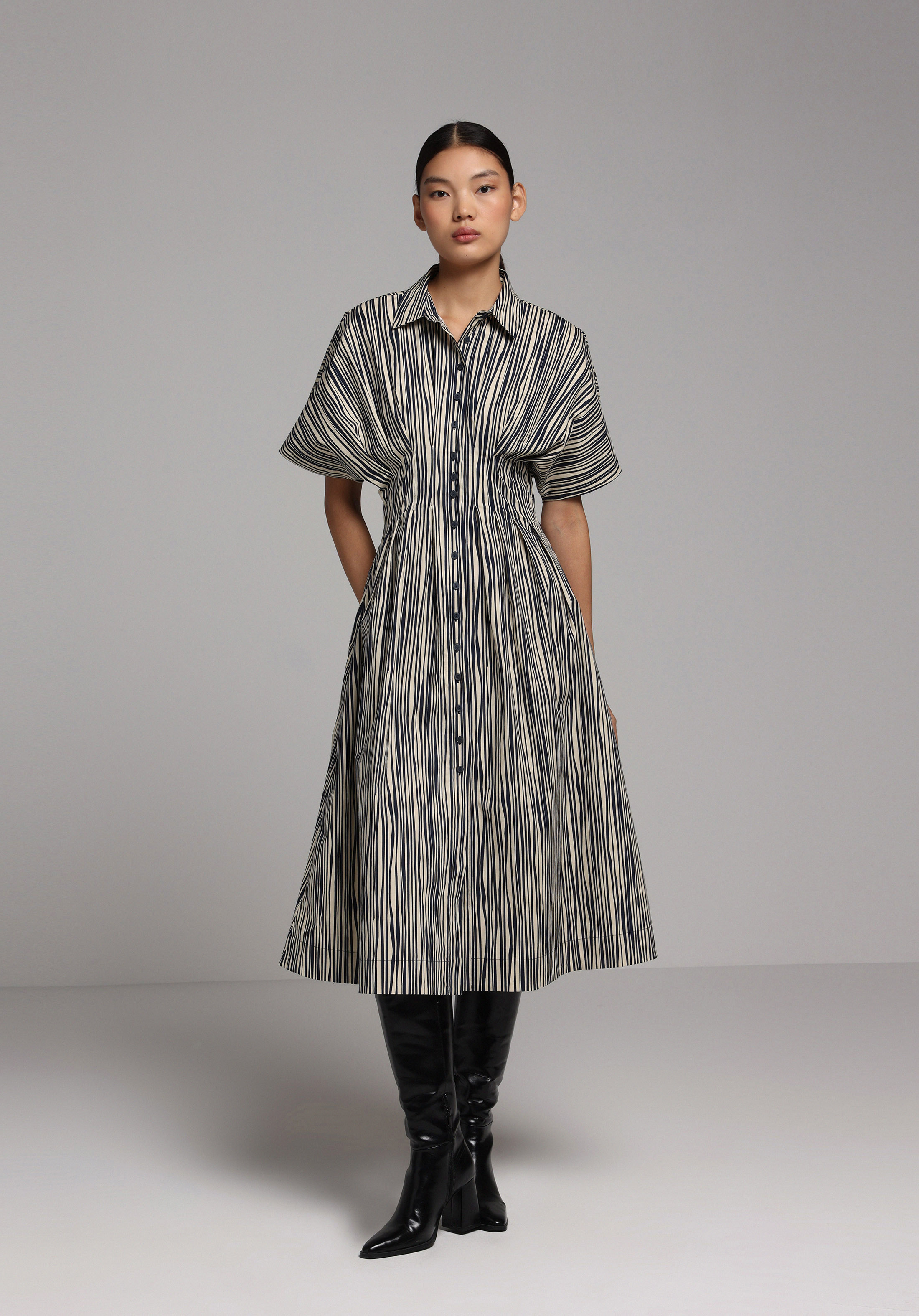 Regular Fit  Kadın Lacivert  Elbise