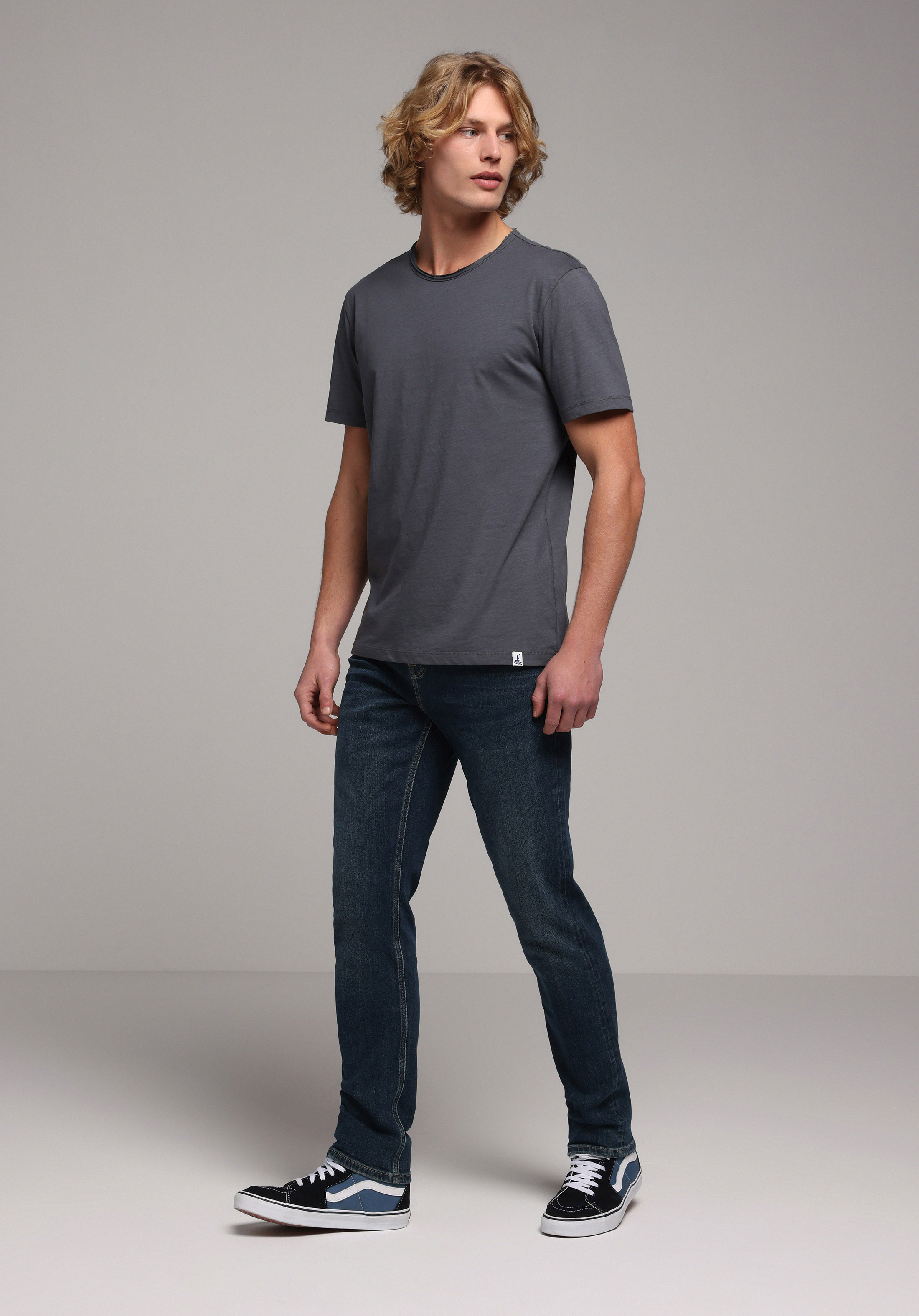 Straight Fit   Erkek Koyu İndigo Jean Pantolon