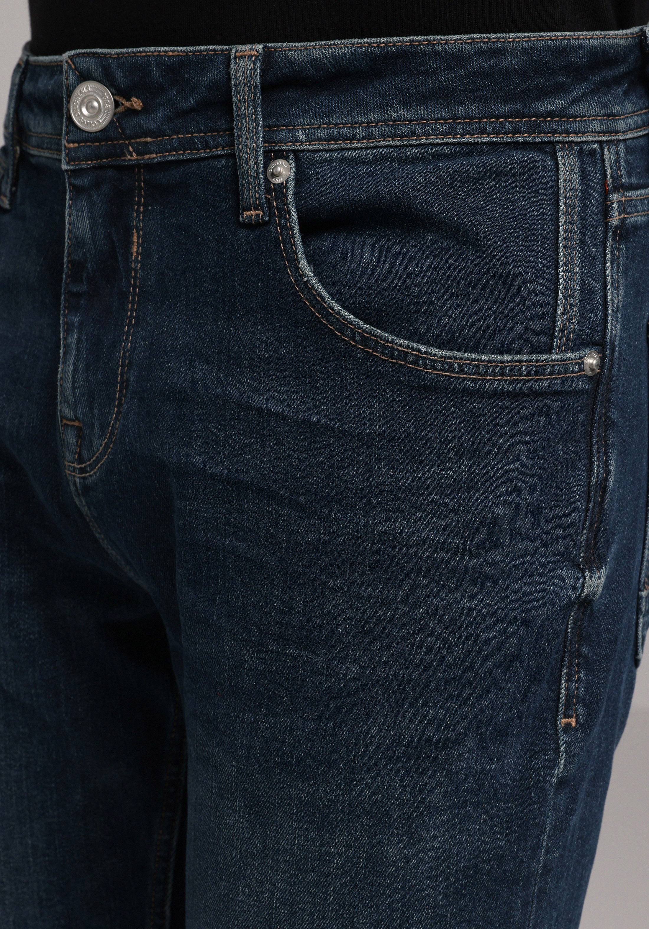 Straight Fit   Erkek Koyu İndigo Jean Pantolon