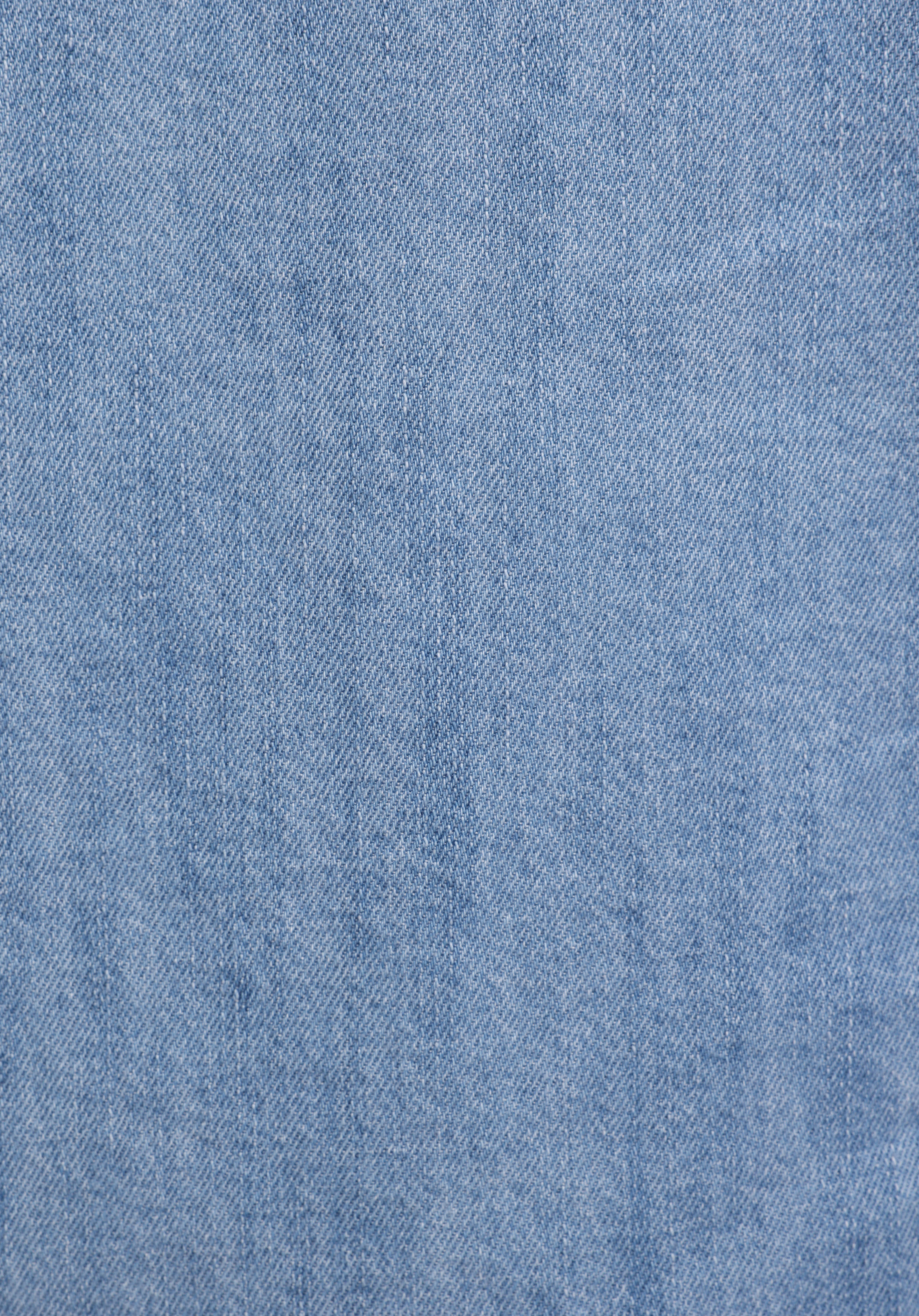 Regular Fit Klasik Yaka Düz Erkek Light İndigo Denim Uzun Kol Gömlek