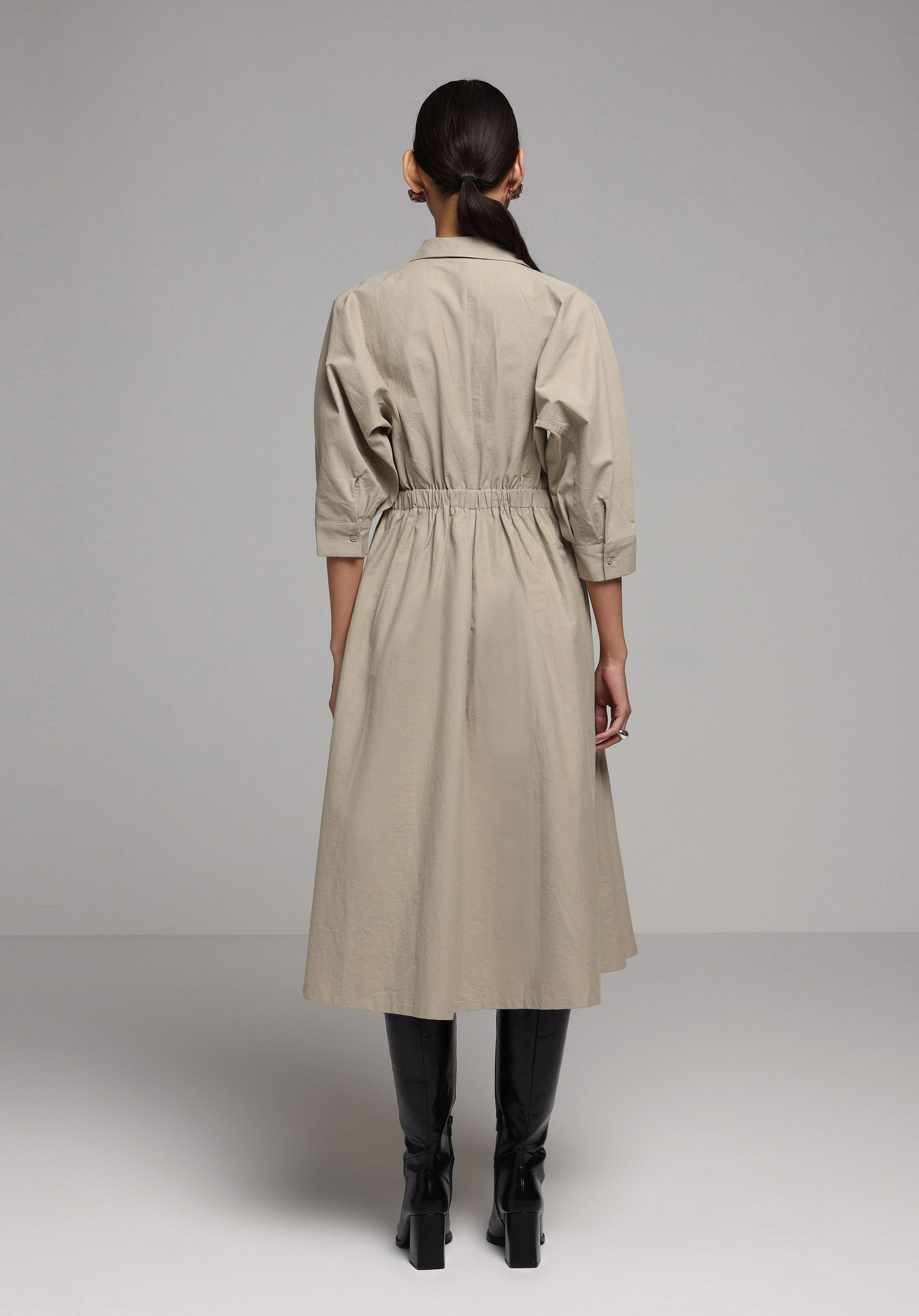 Regular Fit  Kadın Yeşil  Elbise