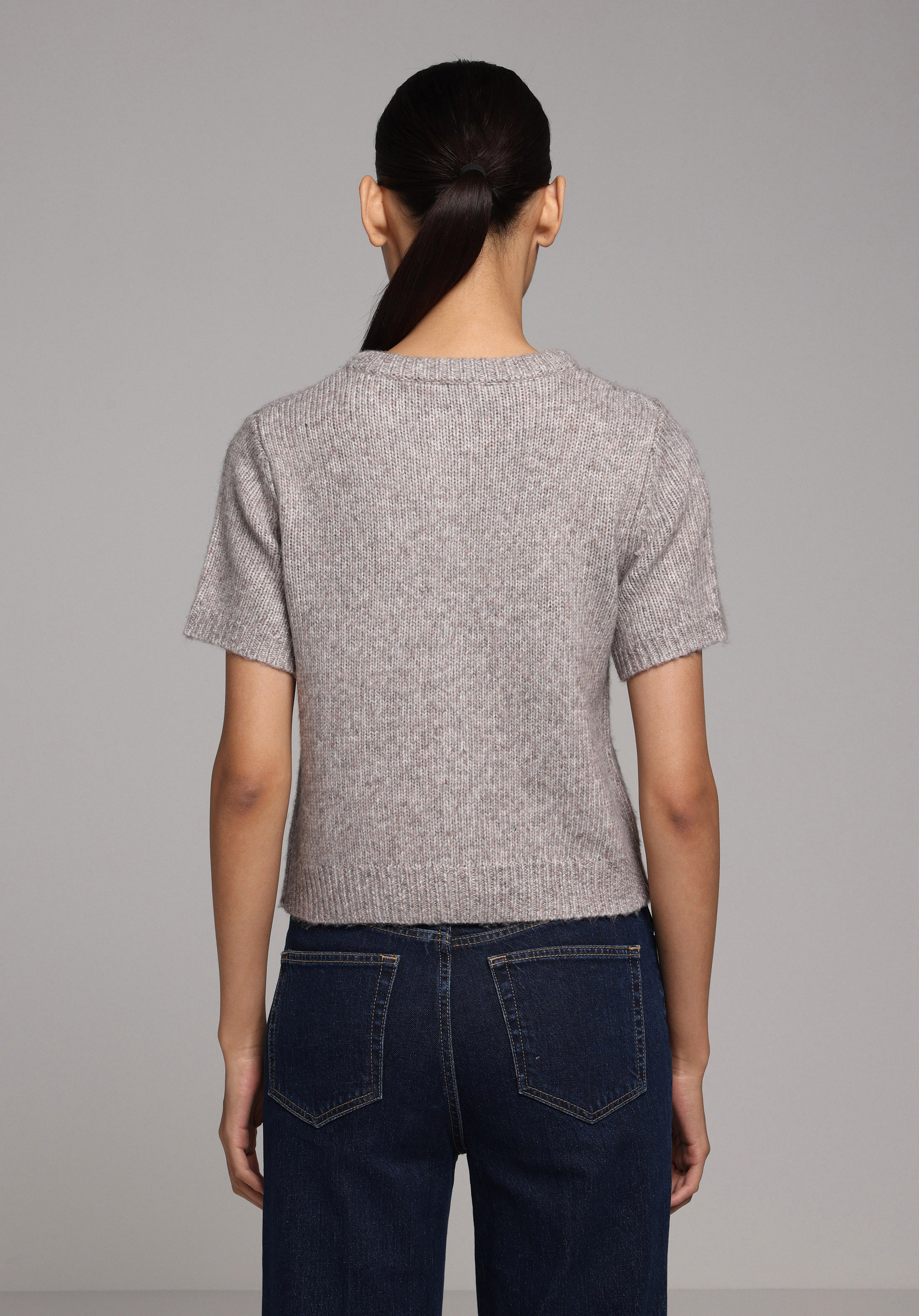 Slim Fit   Kadın Bej Hırka