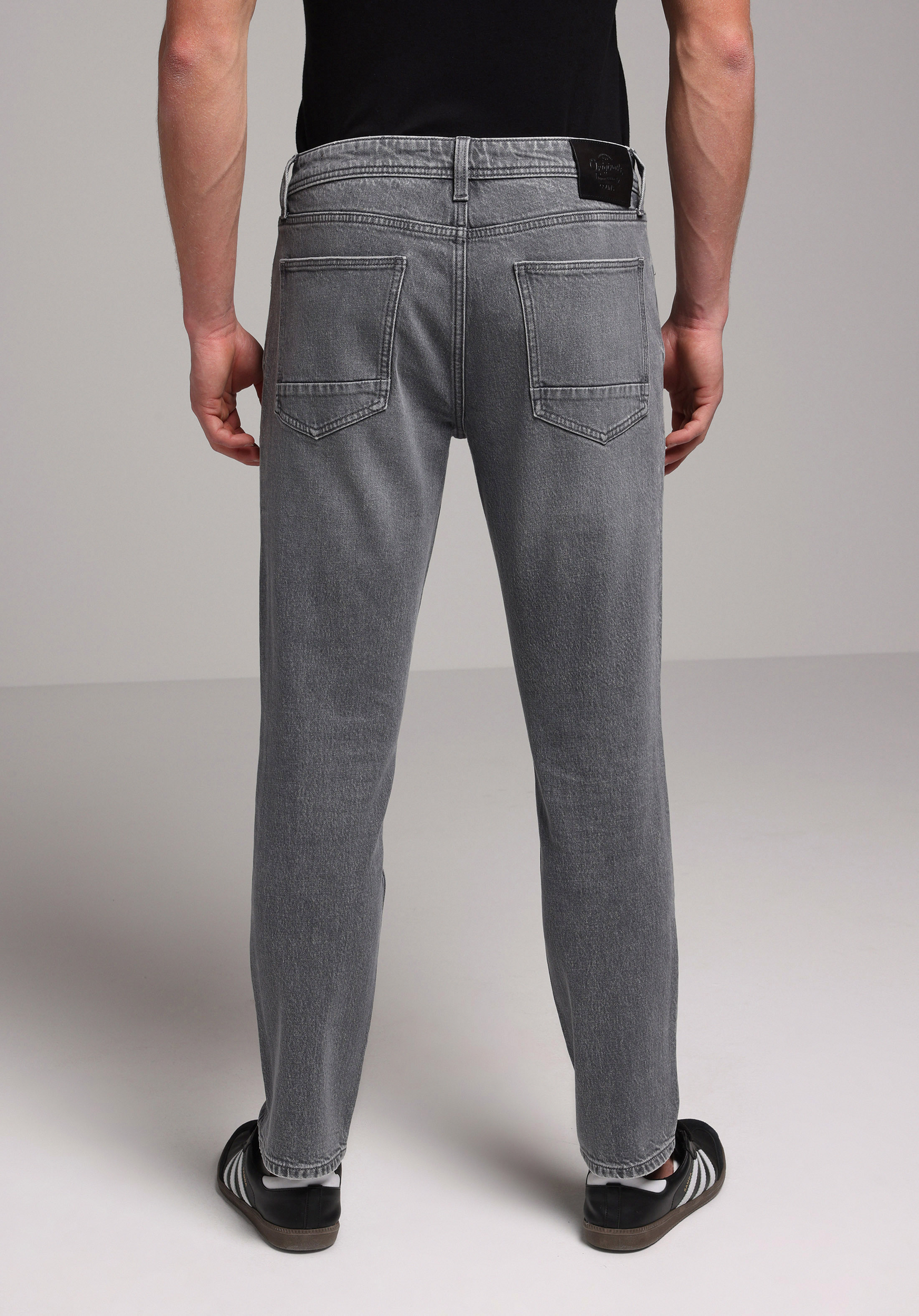 Regular Fit   Erkek Antrasit Jean Pantolon