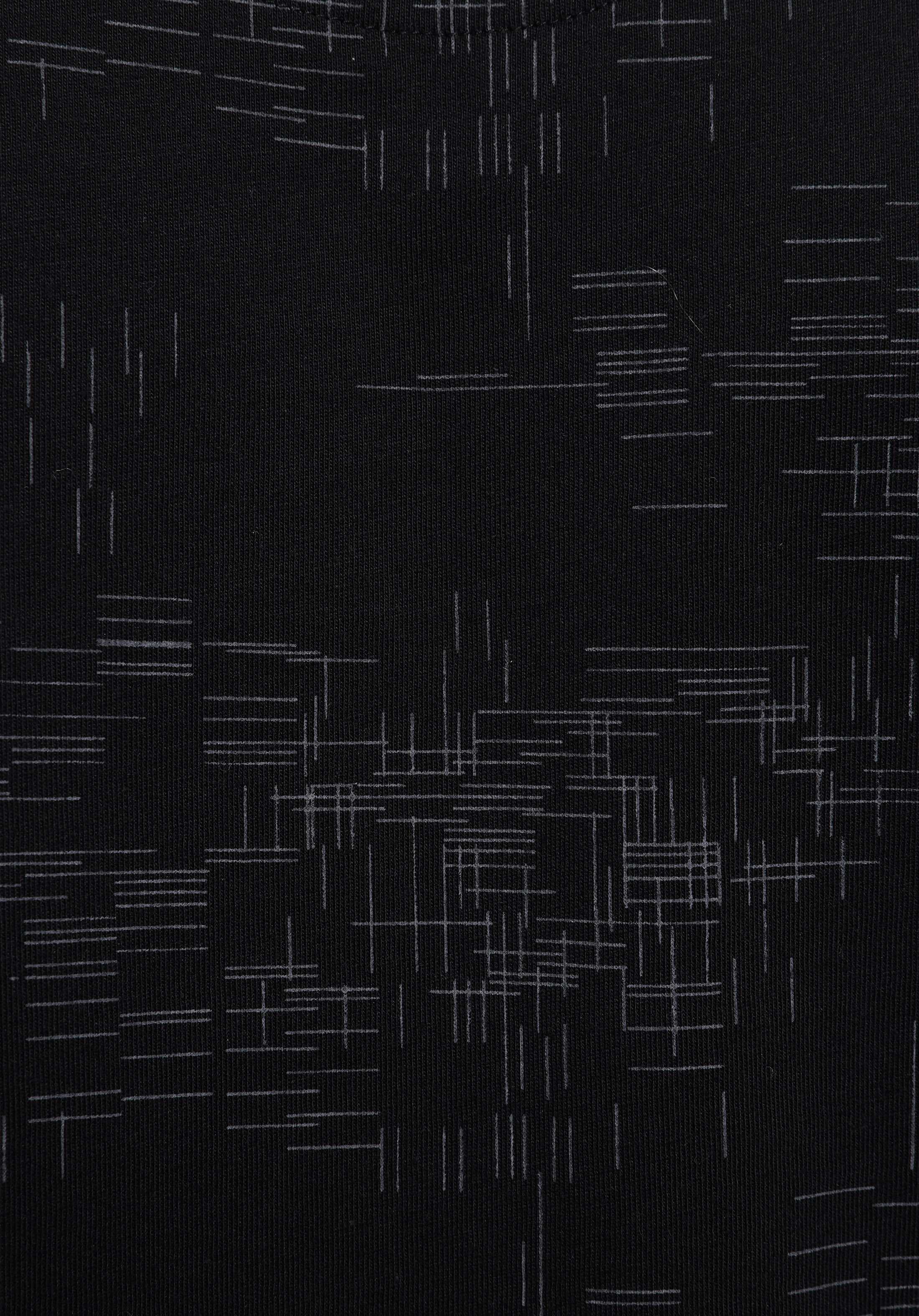 Regular Fit Yuvarlak Yaka Baskılı Erkek Siyah Kısa Kol Tişört