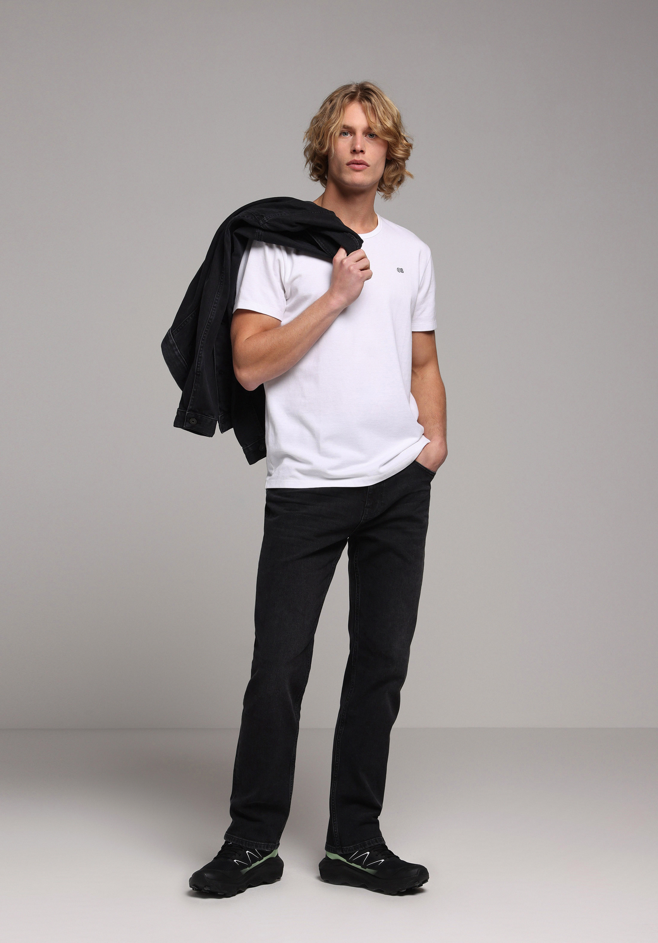 Regular Fit   Erkek Black Black Denim Jean Pantolon