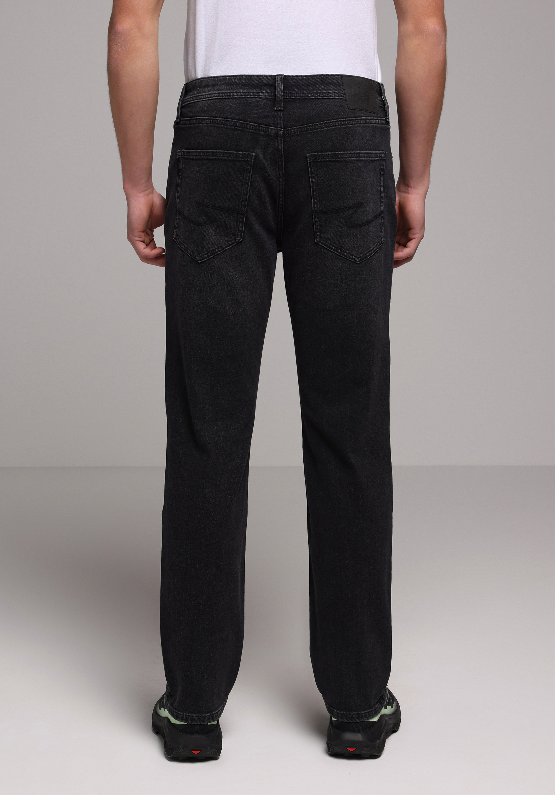 Regular Fit   Erkek Black Black Denim Jean Pantolon