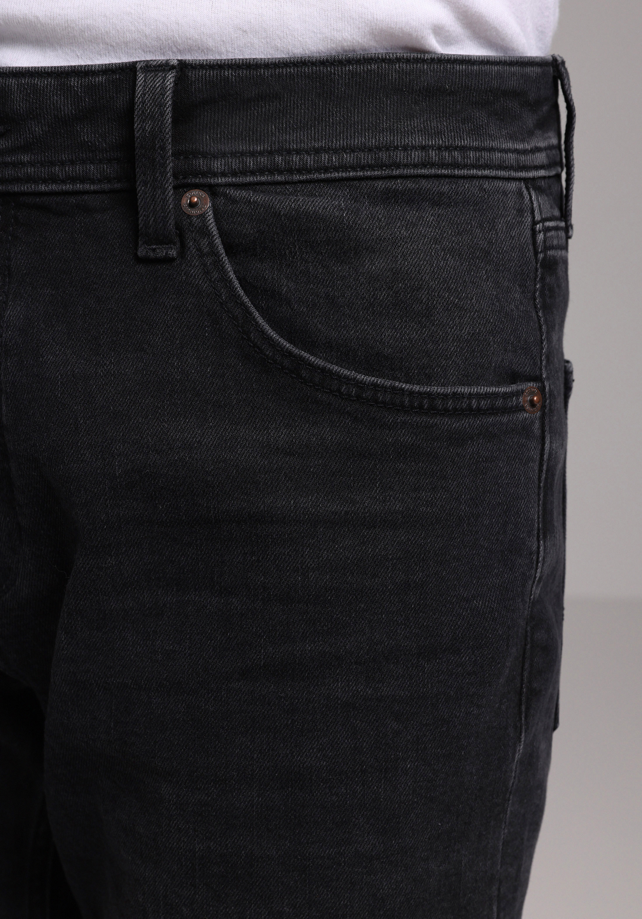 Regular Fit   Erkek Black Black Denim Jean Pantolon