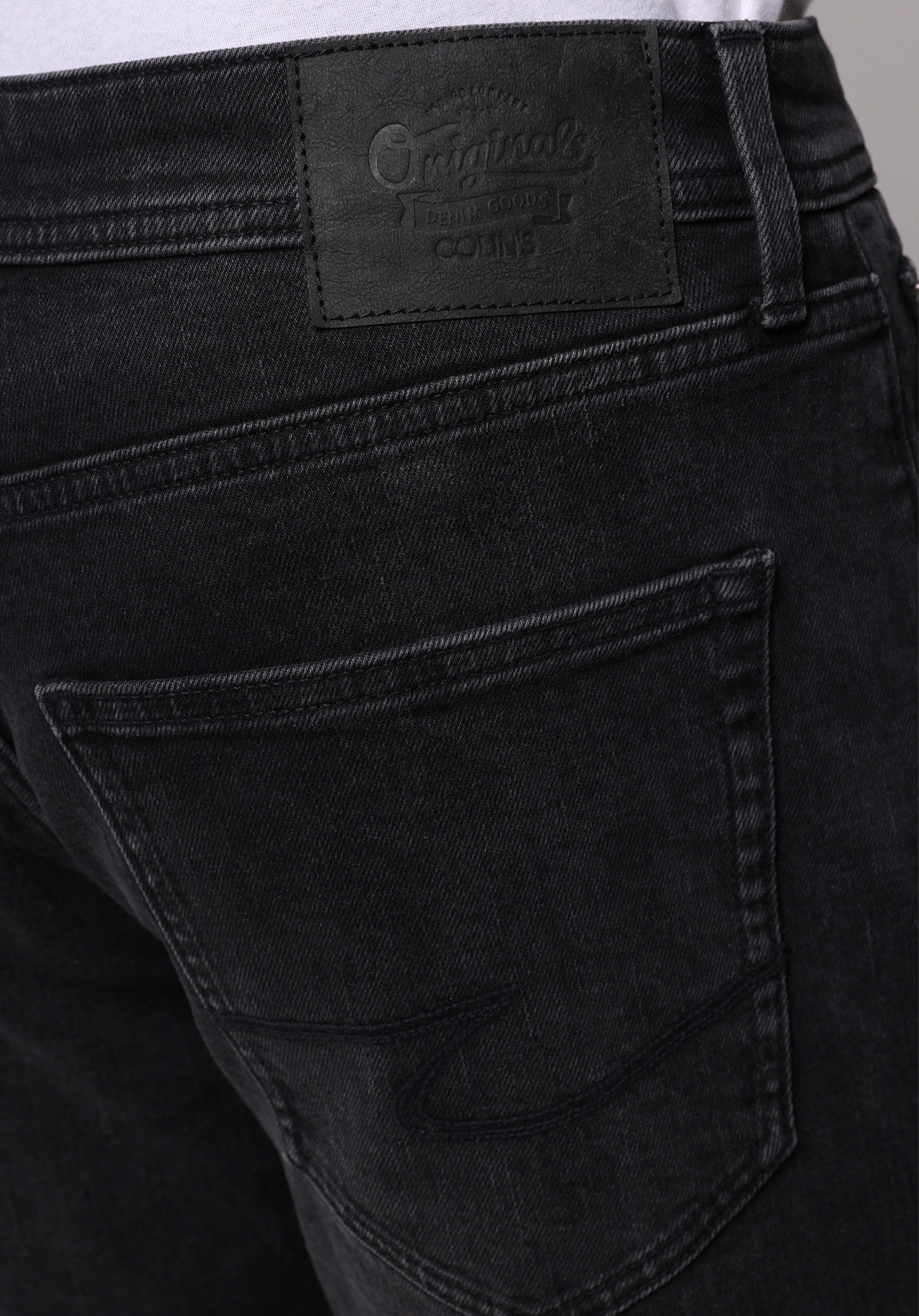 Regular Fit   Erkek Black Black Denim Jean Pantolon