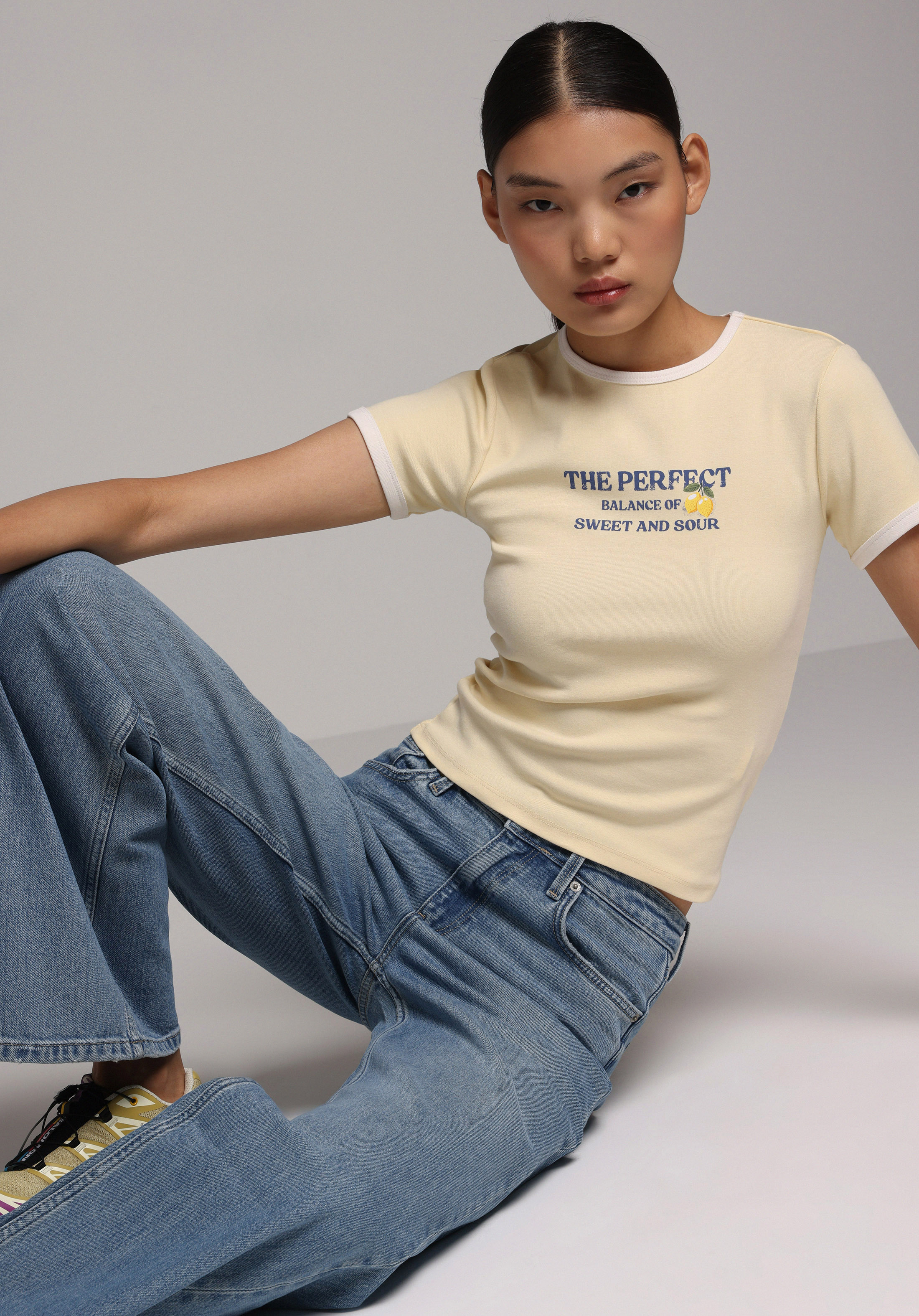 Regular Fit   Kadın Light İndigo Denim Jean Pantolon