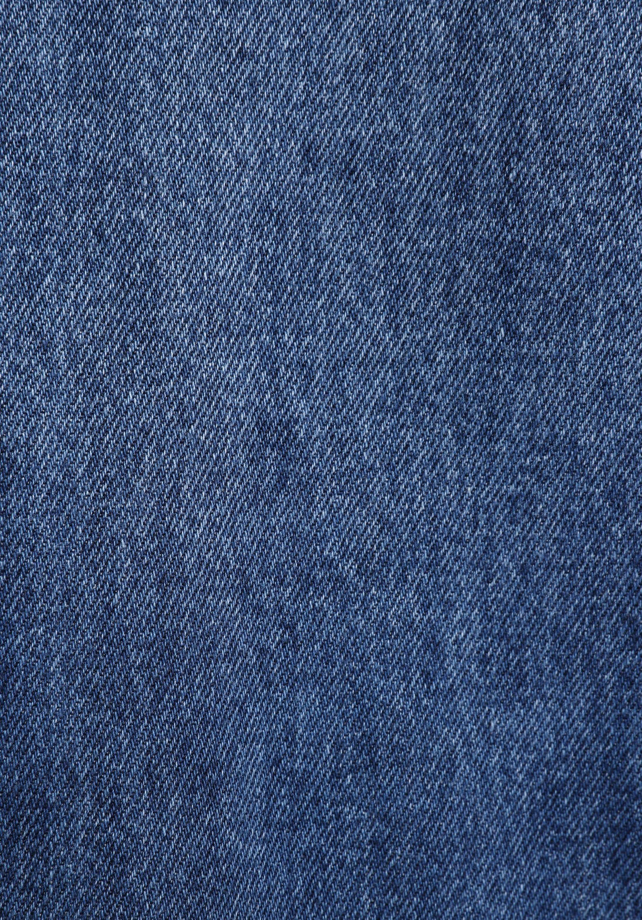 Regular Fit     Kadın Mid İndigo Denim Yelek