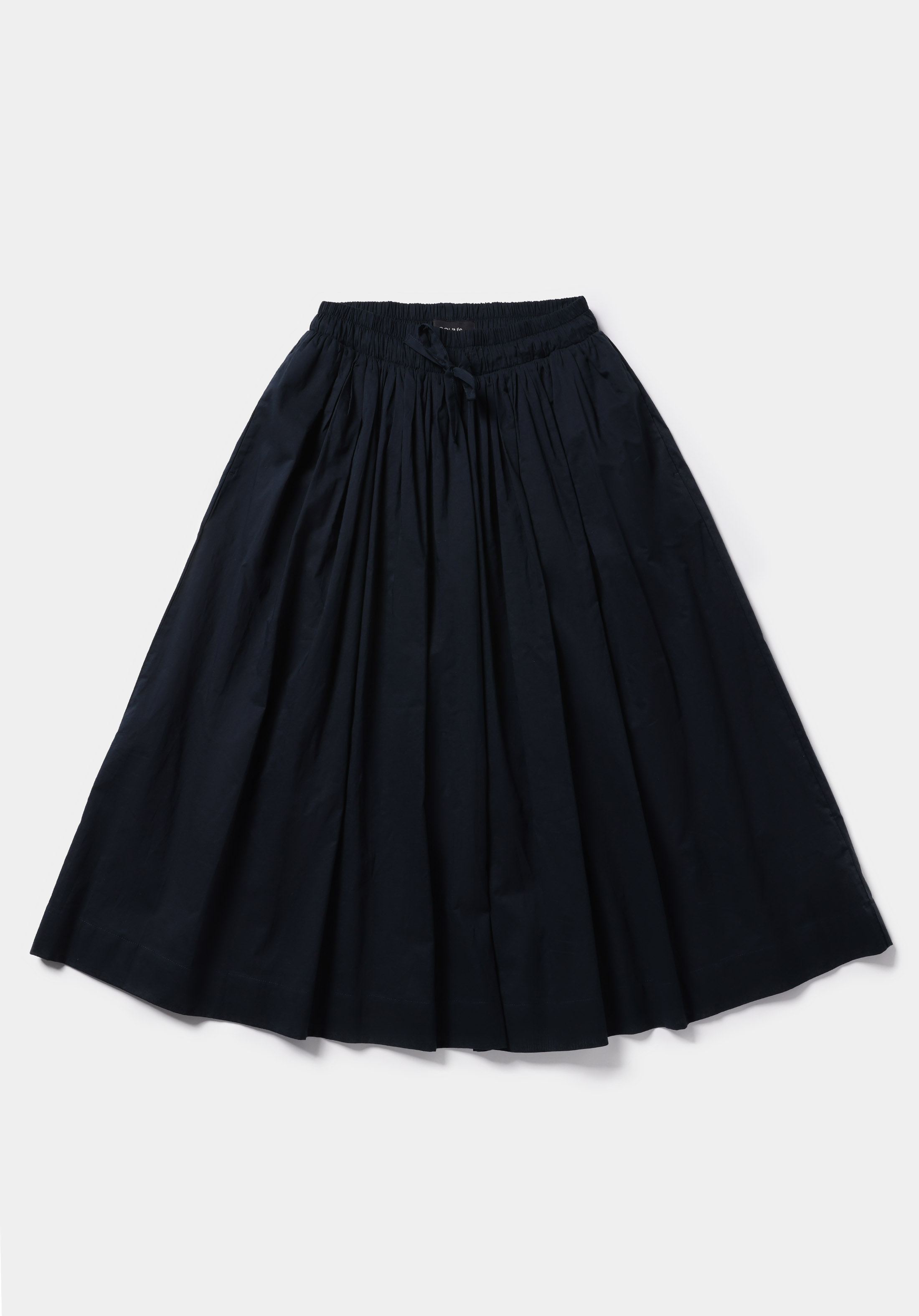 Midi Düz  Kadın Lacivert Etek