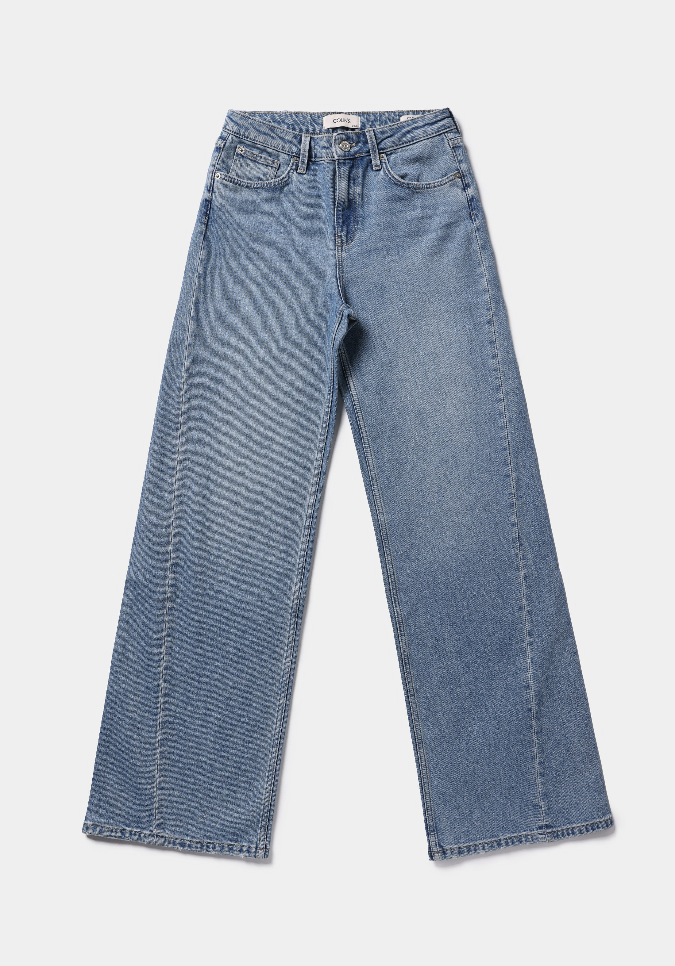 Regular Fit   Kadın Light İndigo Denim Jean Pantolon