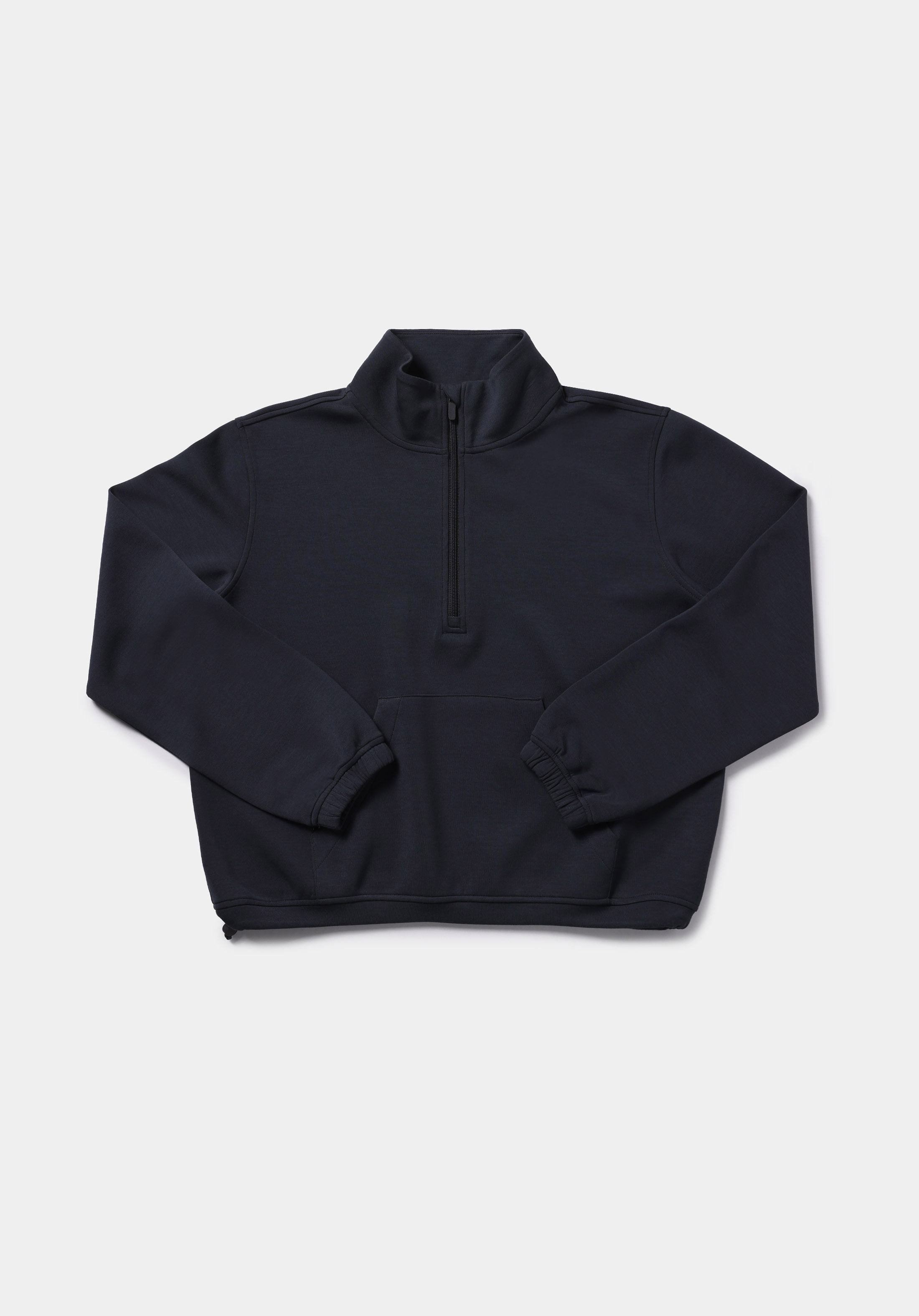 Regular Fit Fermuarlı Düz Kadın Antrasit Sweatshirt