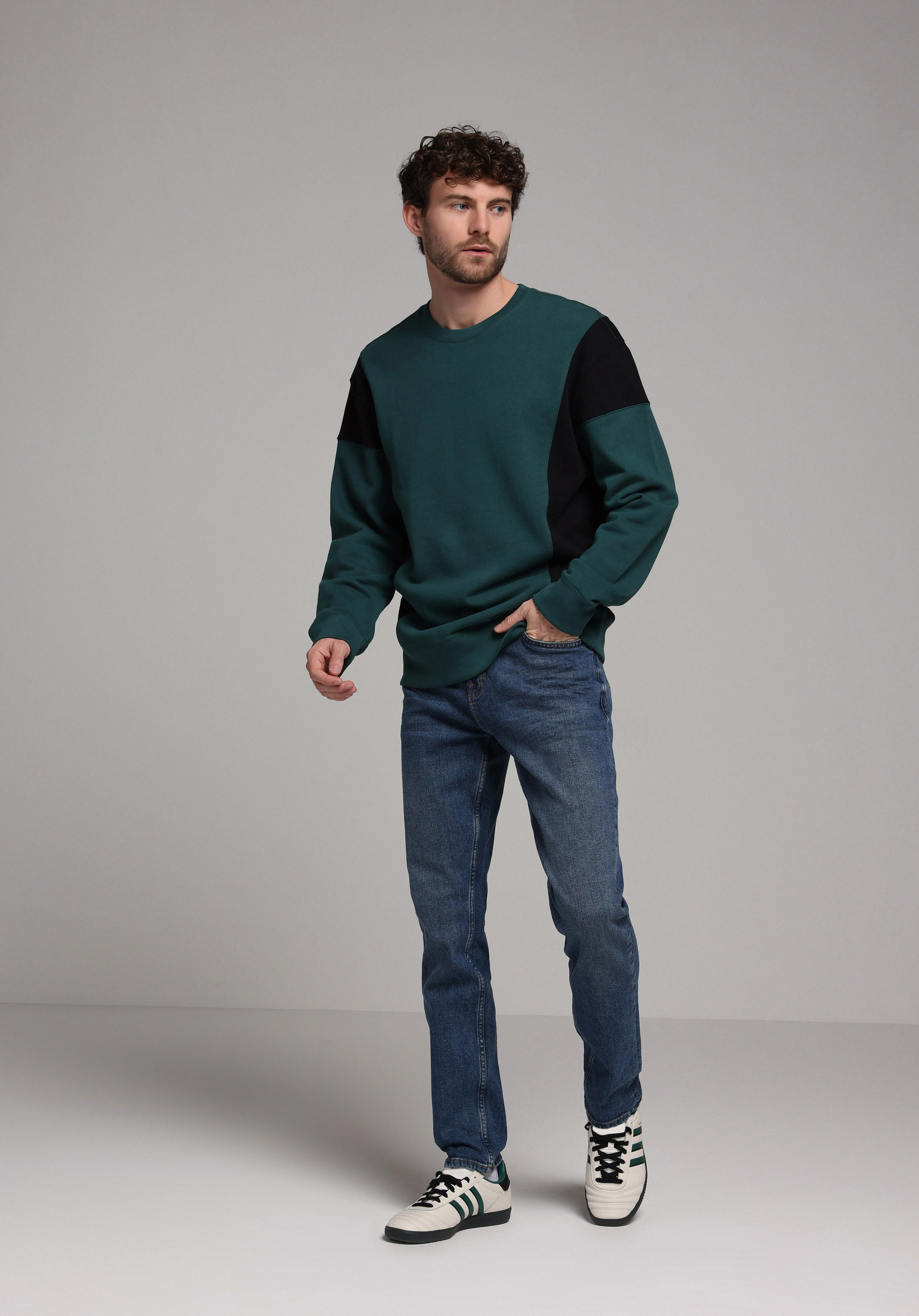 Regular Fit   Erkek İndigo Jean Pantolon