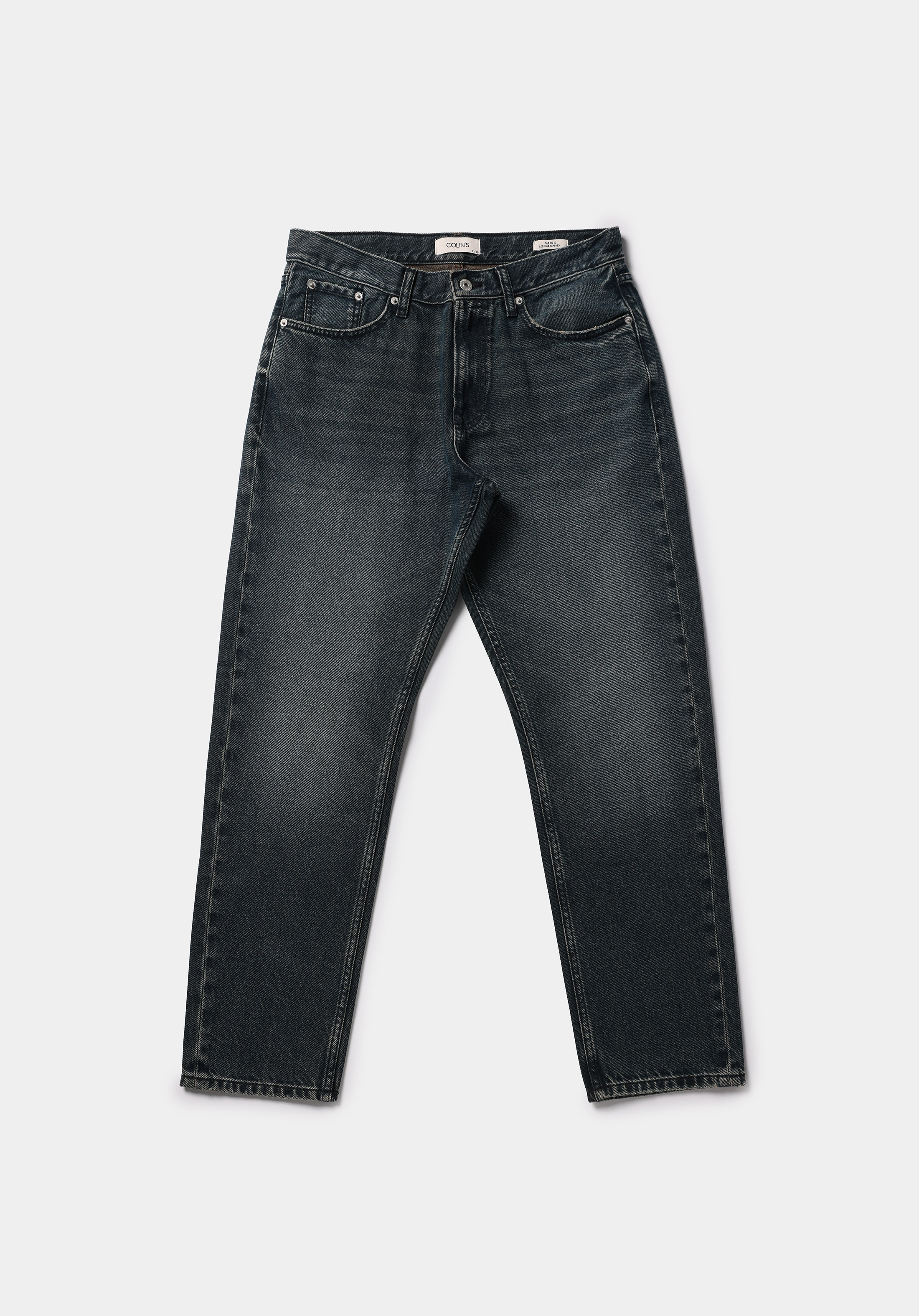 Loose Tapered Fit   Erkek İndigo Jean Pantolon
